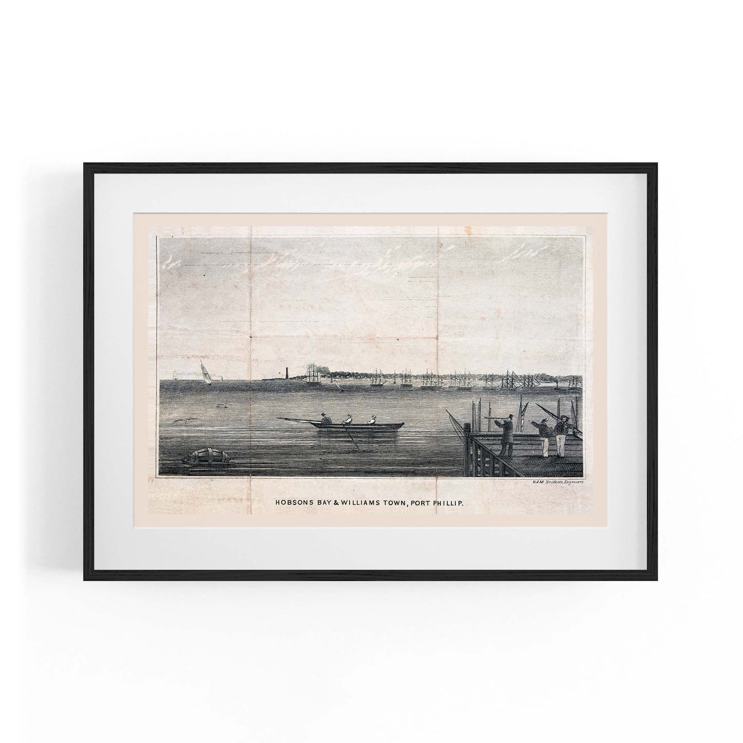 Williamstown, Melbourne Vintage Wall Art - The Affordable Art Company