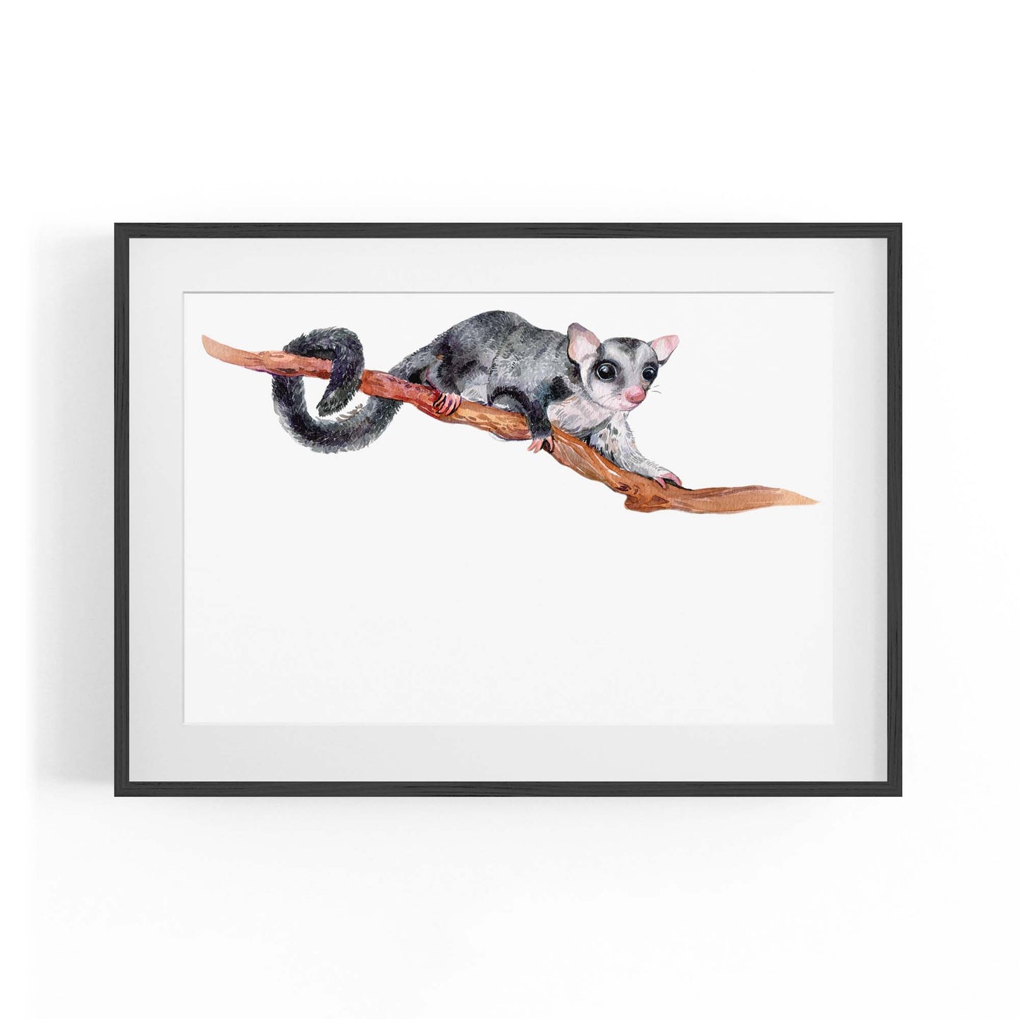 Australian Possum Painting Animal Nursery Wall Art - The Affordable Art Company