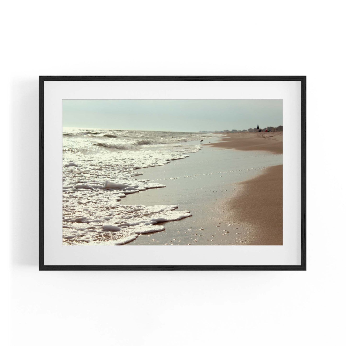 Summer Days Beach Coastal Photograph Wall Art - The Affordable Art Company