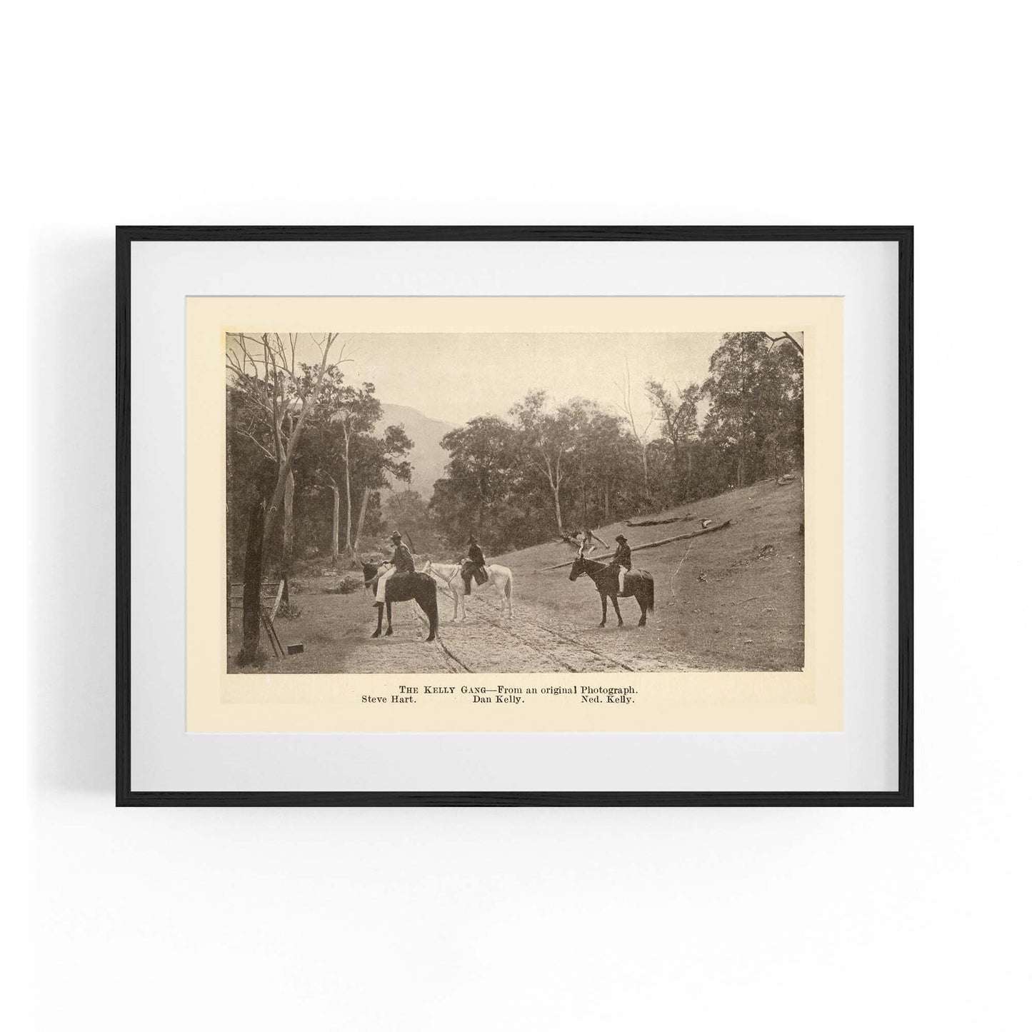 The Kelly Gang Australia Vintage Photograph Art - The Affordable Art Company
