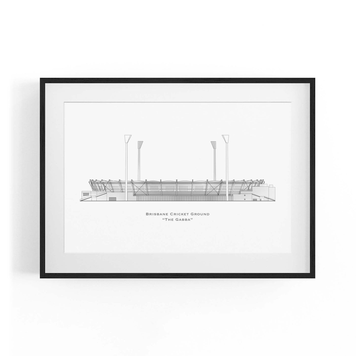 Brisbane Cricket Ground "The Gabba" Original Wall Art - The Affordable Art Company