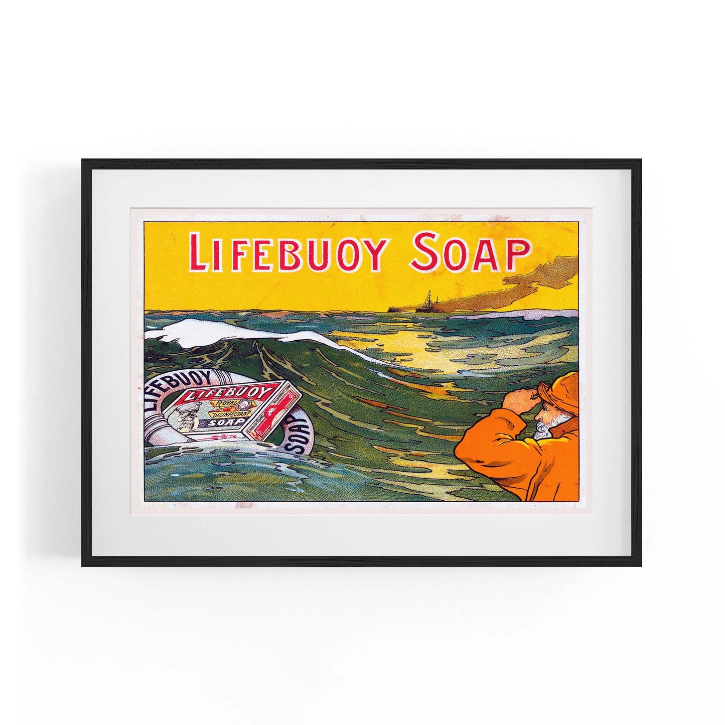 Lifebuoy Soap Laundry Vintage Advert Wall Art - The Affordable Art Company