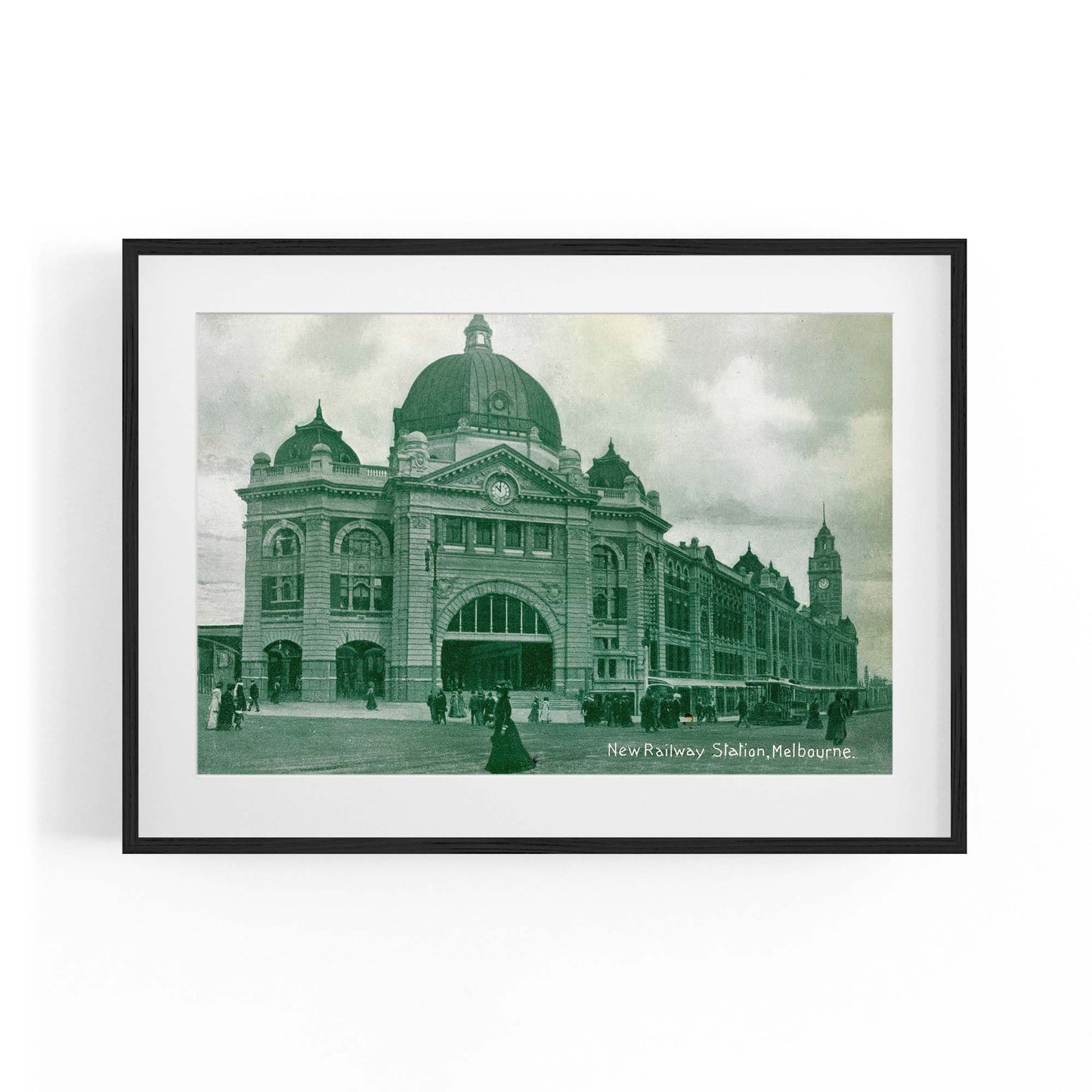 Flinders St Station Melbourne Vintage Photograph Art #4 - The Affordable Art Company