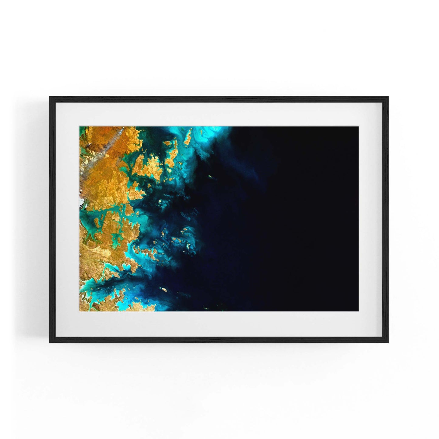 Northwesten Australia Aerial Photograph Wall Art - The Affordable Art Company