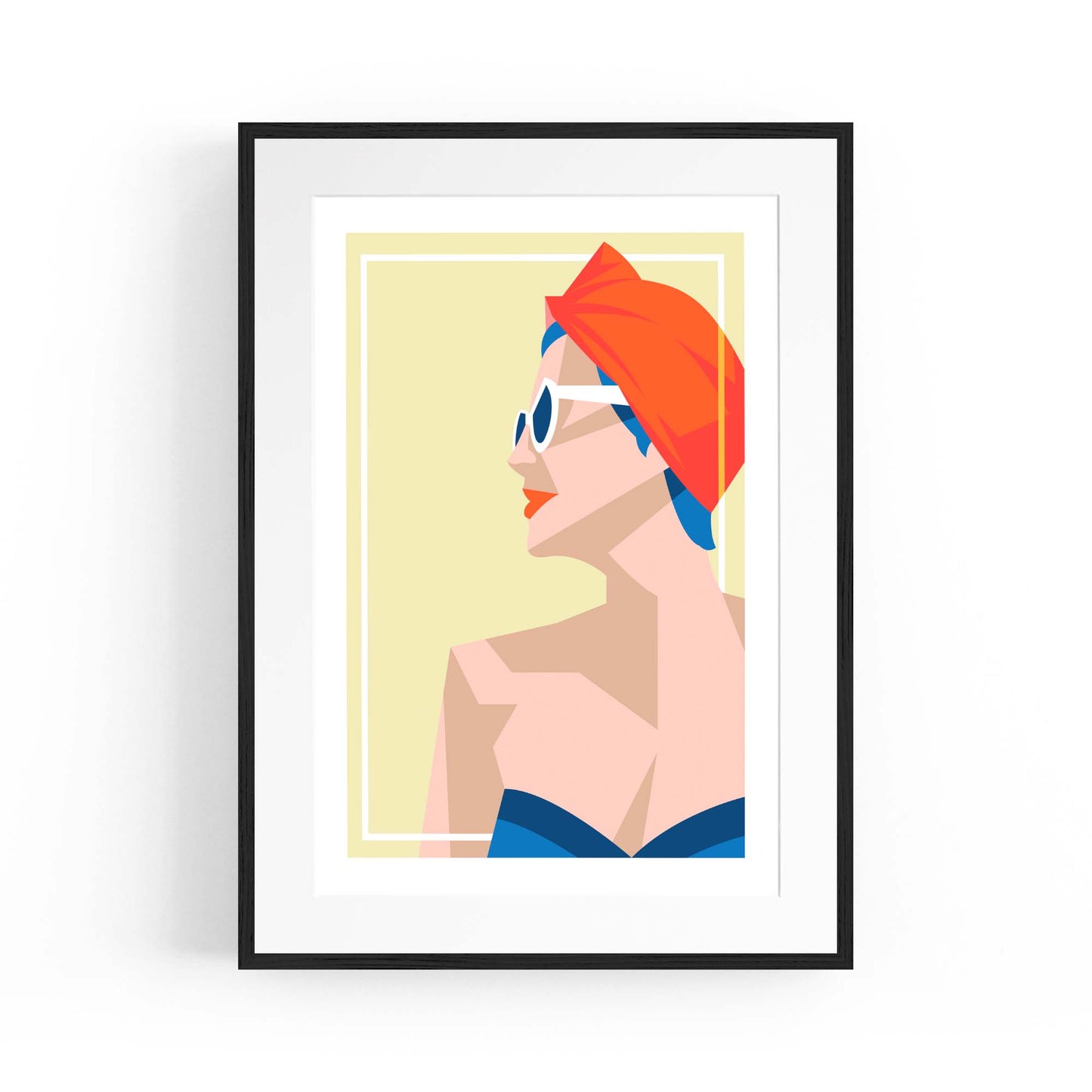 Retro Summer Beach Coastal Fashion Wall Art #2 - The Affordable Art Company