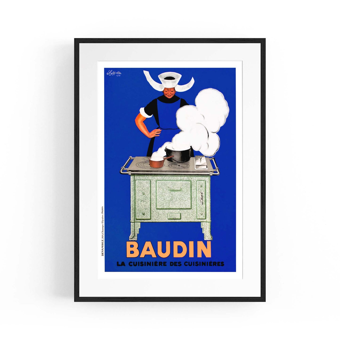 Baudin Vintage Advert Wall Art - The Affordable Art Company