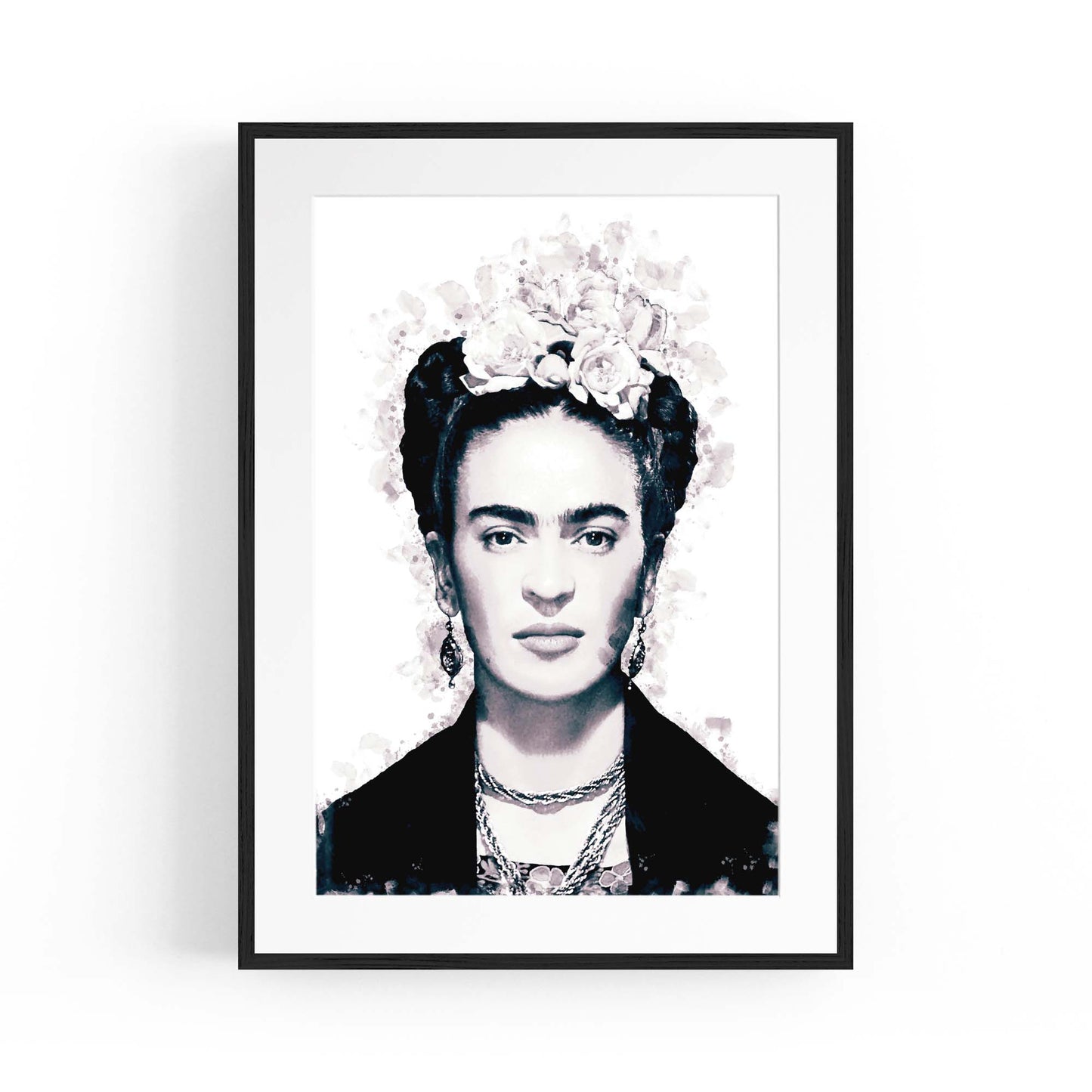 Minimal Frida Kahlo Fashion Girls Bedroom Wall Art - The Affordable Art Company