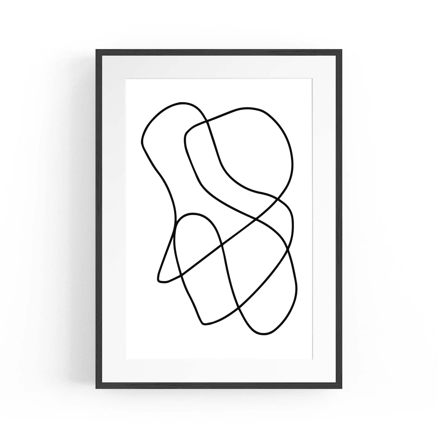 Minimal Abstract Modern Line Artwork Wall Art #5 - The Affordable Art Company