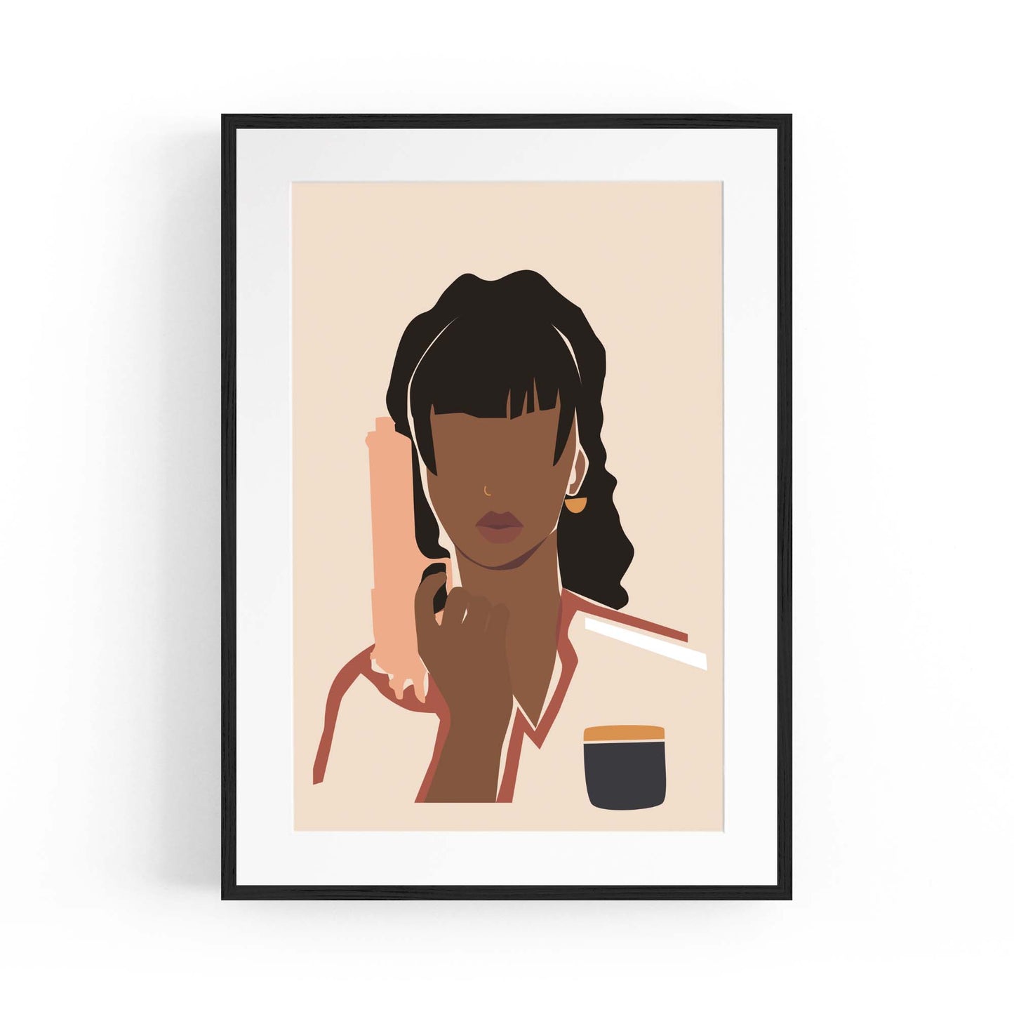 A Deadly Woman Retro Assassin Wall Art - The Affordable Art Company