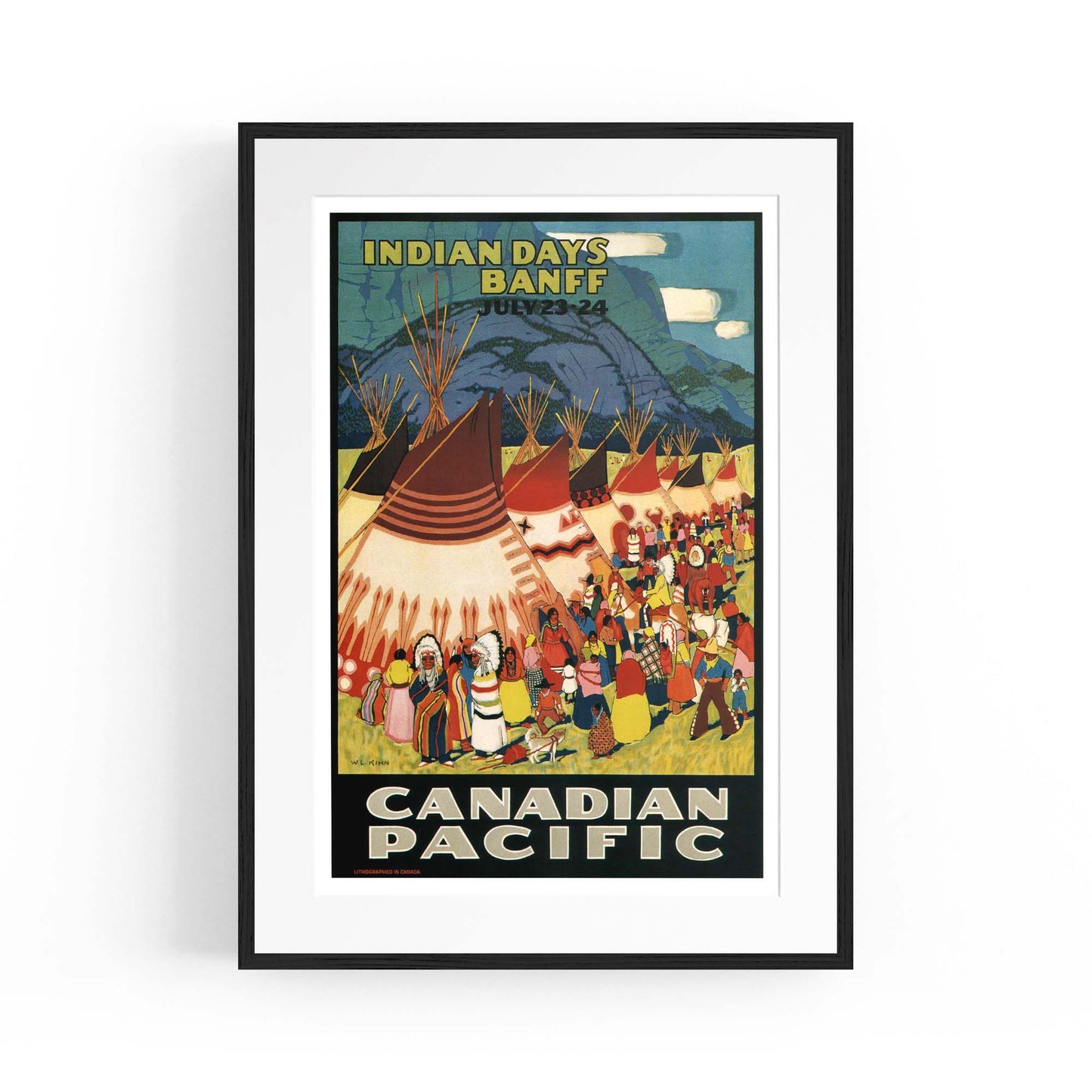 Canadian Pacific Vintage Shipping Advert Wall Art #5 - The Affordable Art Company