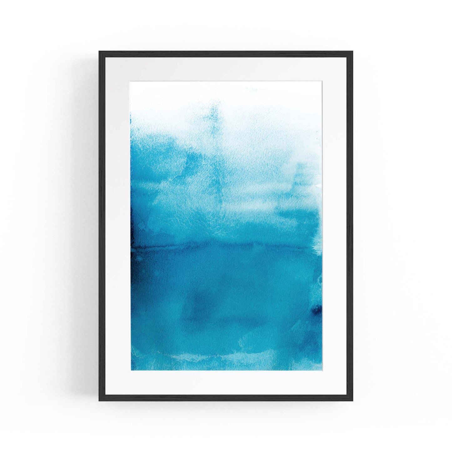 Minimal Blue Painting Abstract Modern Wall Art #16 - The Affordable Art Company