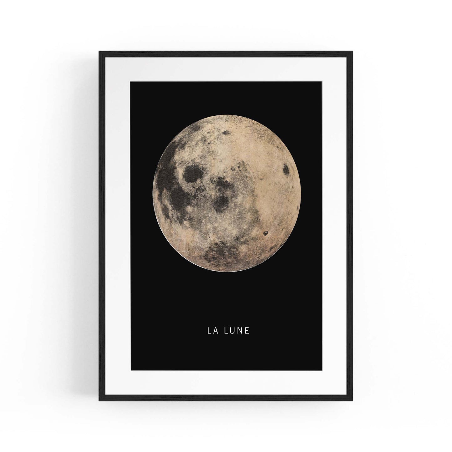 The Moon Space Science Photograph Wall Art - The Affordable Art Company