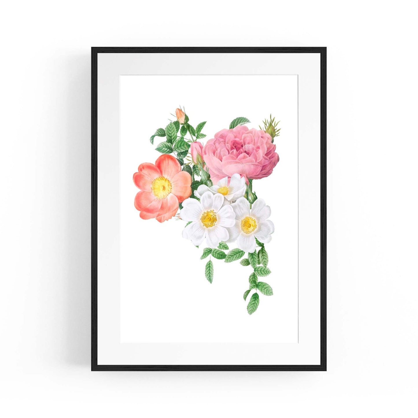 Botanical Flower Painting Floral Kitchen Wall Art #1 - The Affordable Art Company