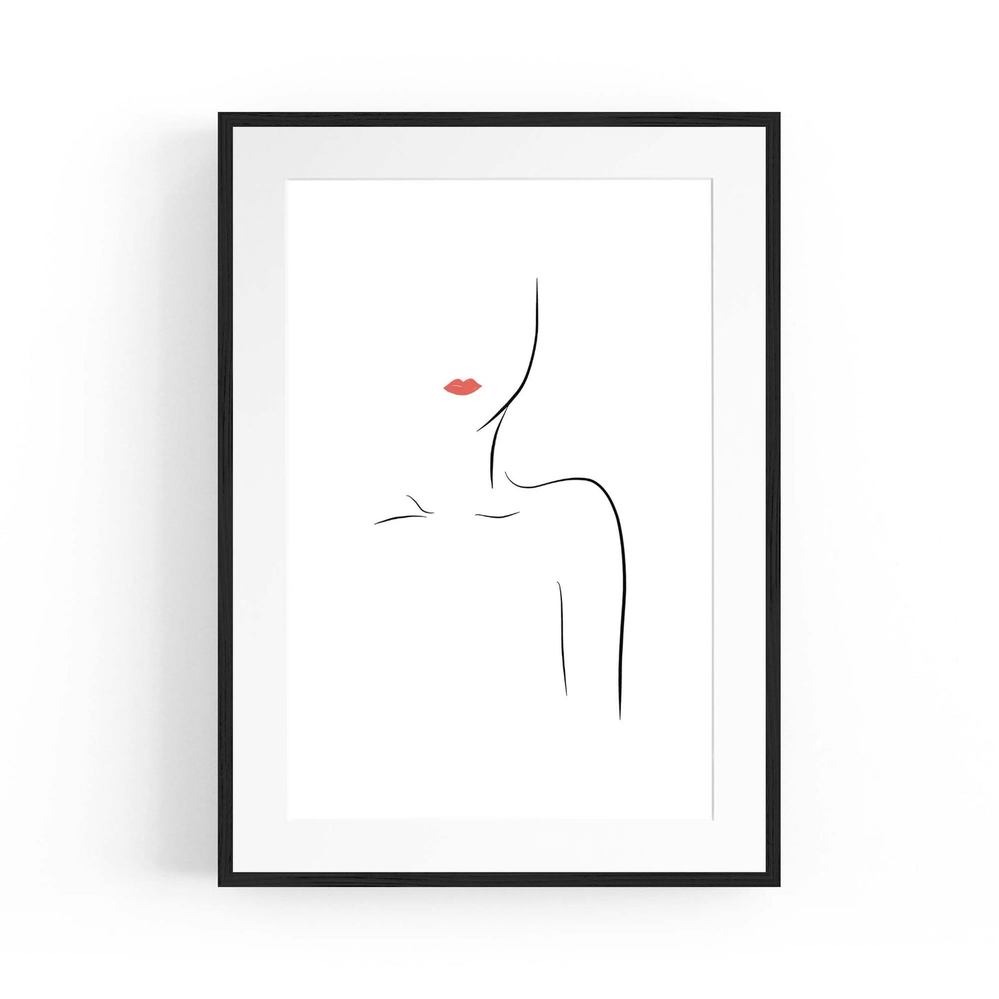 Fashion Minimal Line Drawing Bedroom Wall Art - The Affordable Art Company