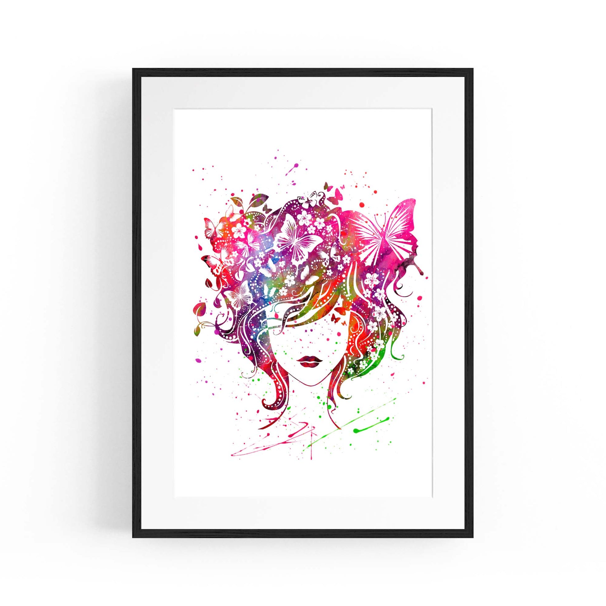 Boho Chic Fashion Girls Bedroom Wall Art - The Affordable Art Company