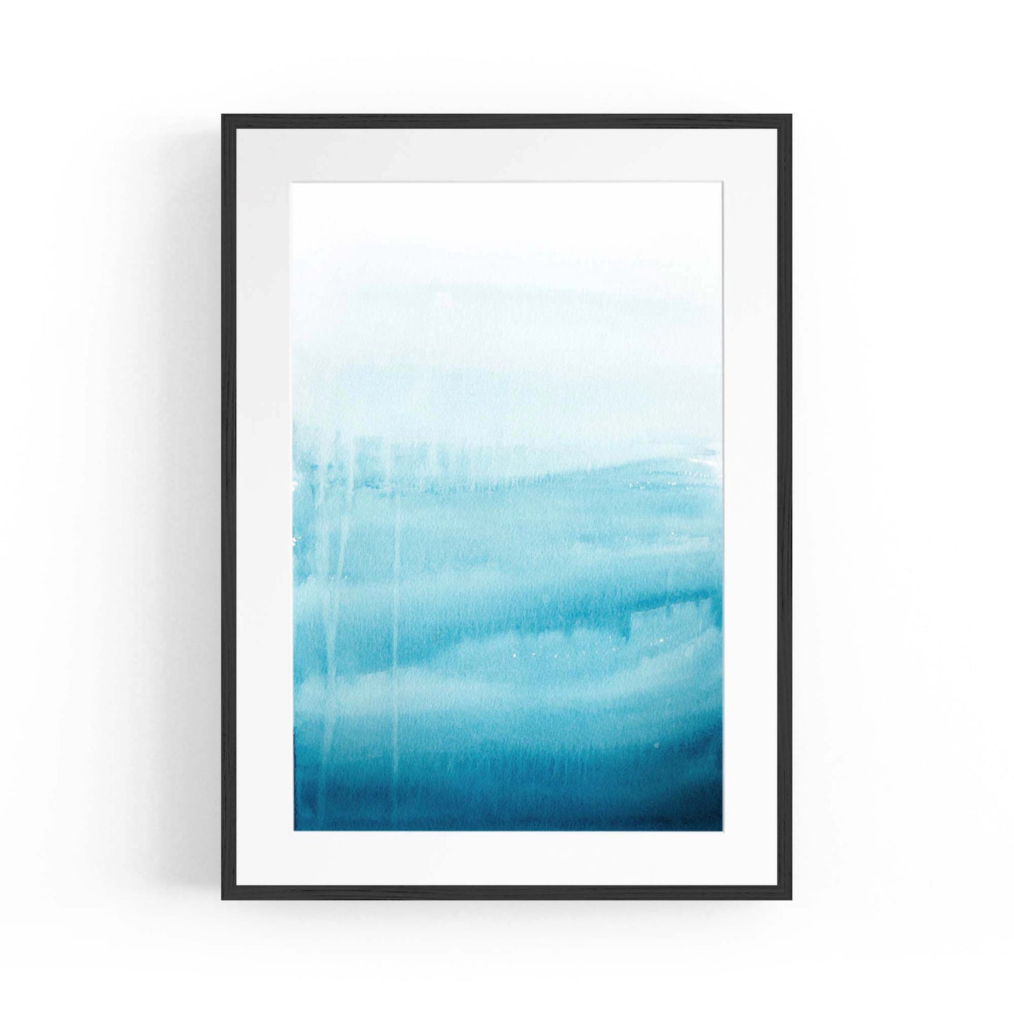 Minimal Blue Painting Abstract Modern Wall Art #14 - The Affordable Art Company