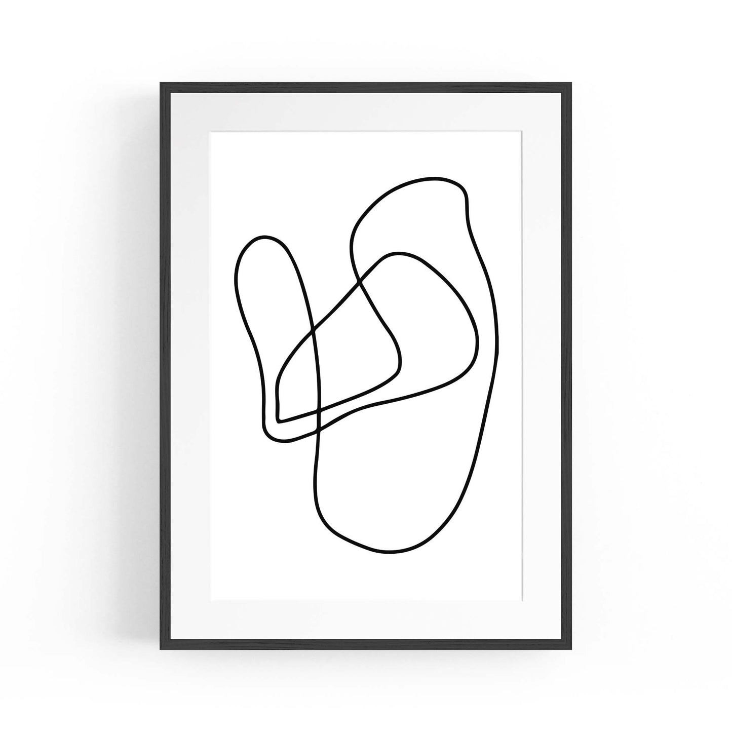 Minimal Abstract Modern Line Artwork Wall Art #7 - The Affordable Art Company