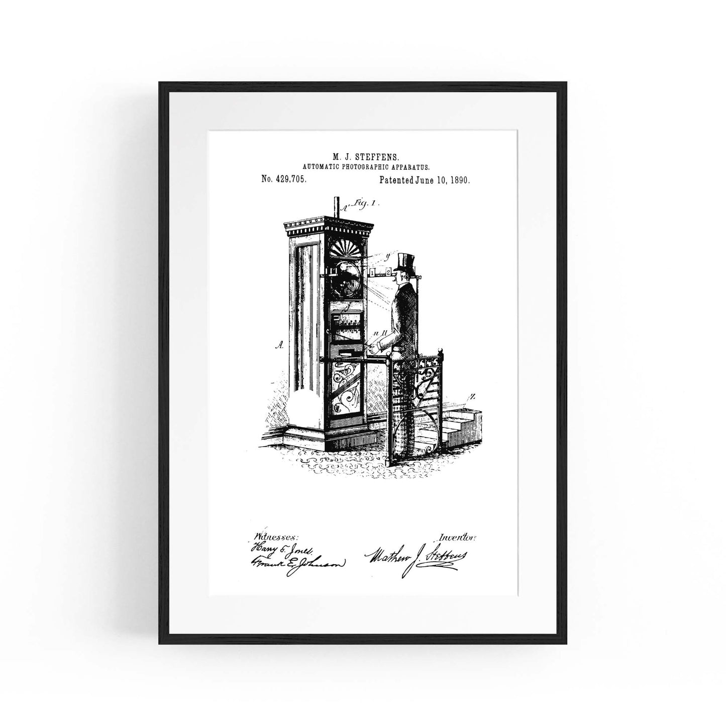Selfie Camera Vintage Patent Fun Gift Wall Art #2 - The Affordable Art Company