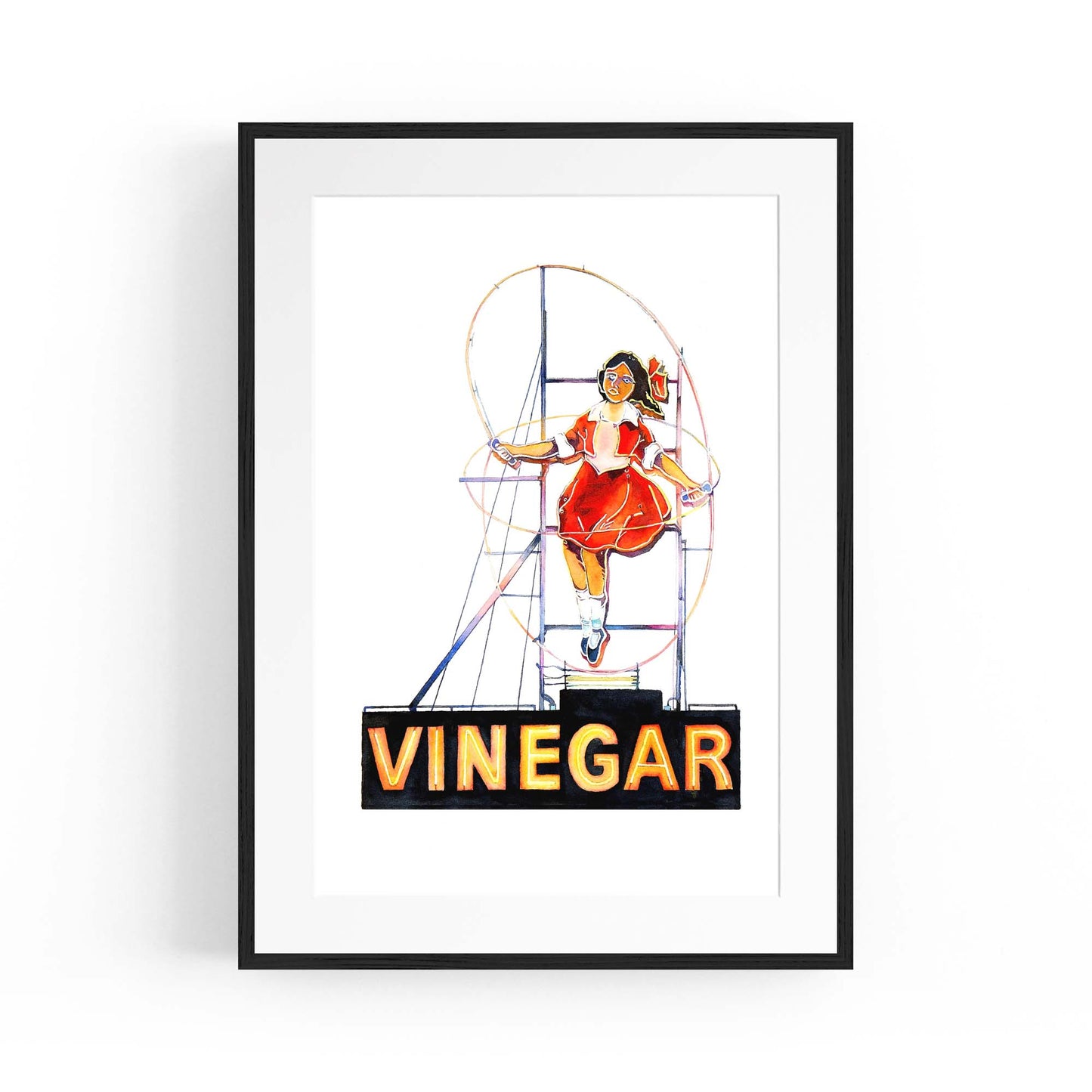 Vinegar Girl Richmond Melbourne Wall Art - The Affordable Art Company