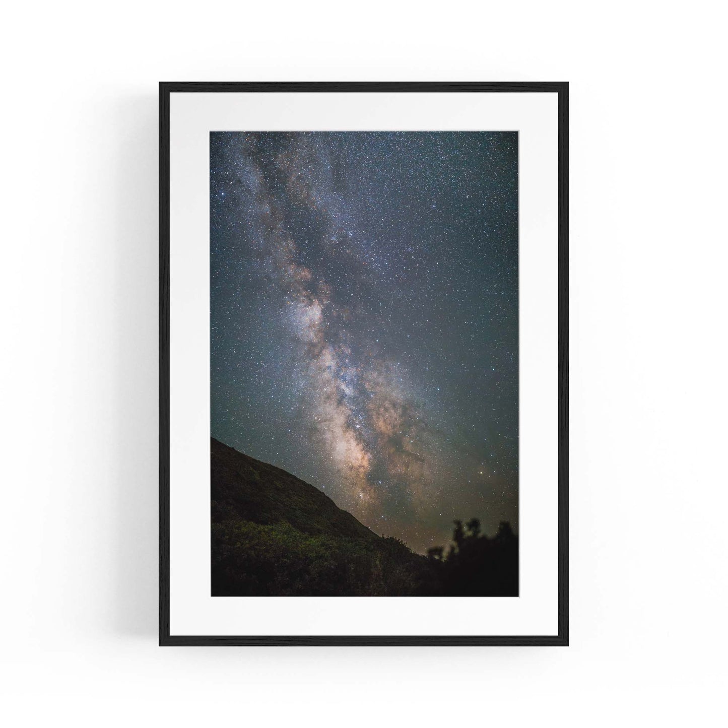 Milky Way Night Sky Photograph Bedroom Wall Art - The Affordable Art Company