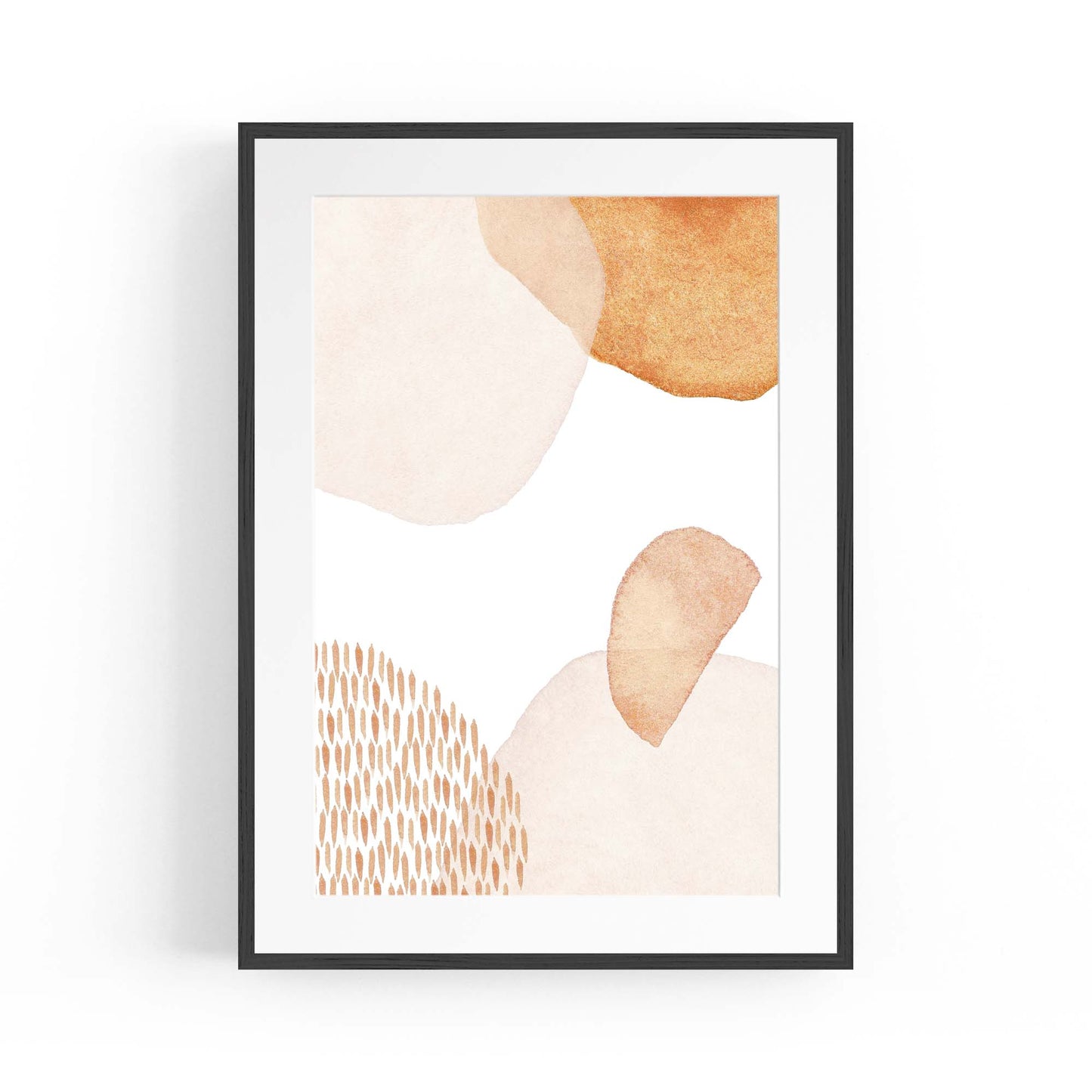 Abstract Modern Watercolour Shapes Painting Wall Art #14 - The Affordable Art Company