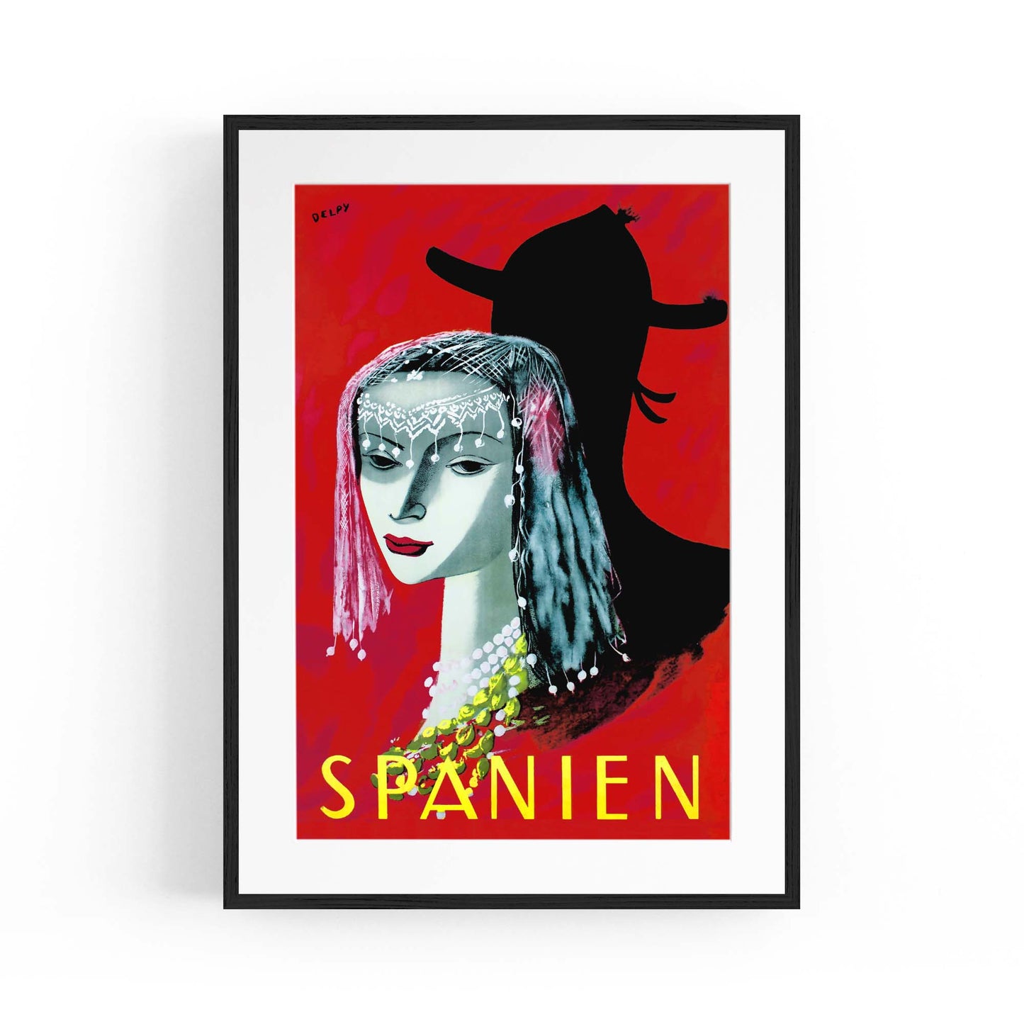Spain Vintage Travel Advert Wall Art - The Affordable Art Company