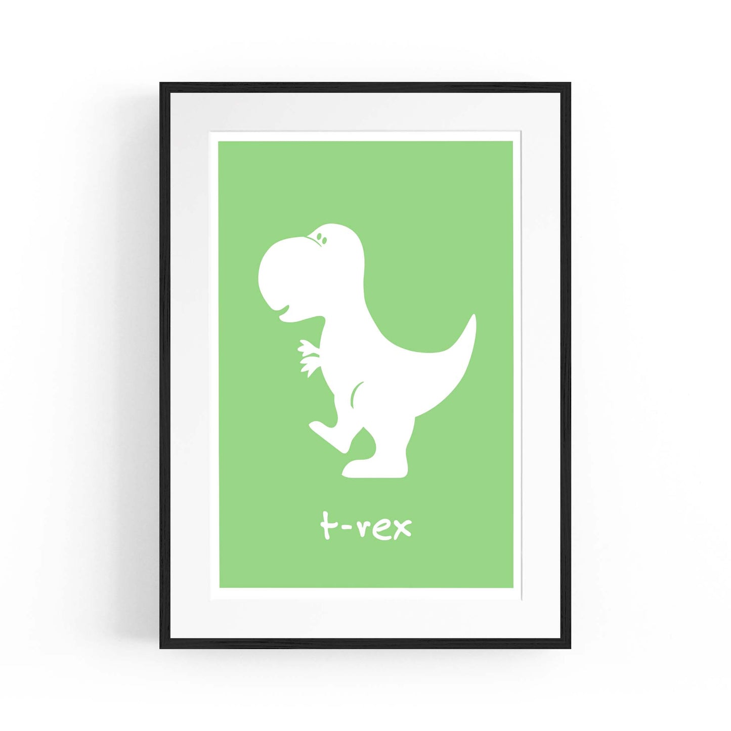T-Rex Dinosaur Boys Bedroom Nursery Wall Art - The Affordable Art Company