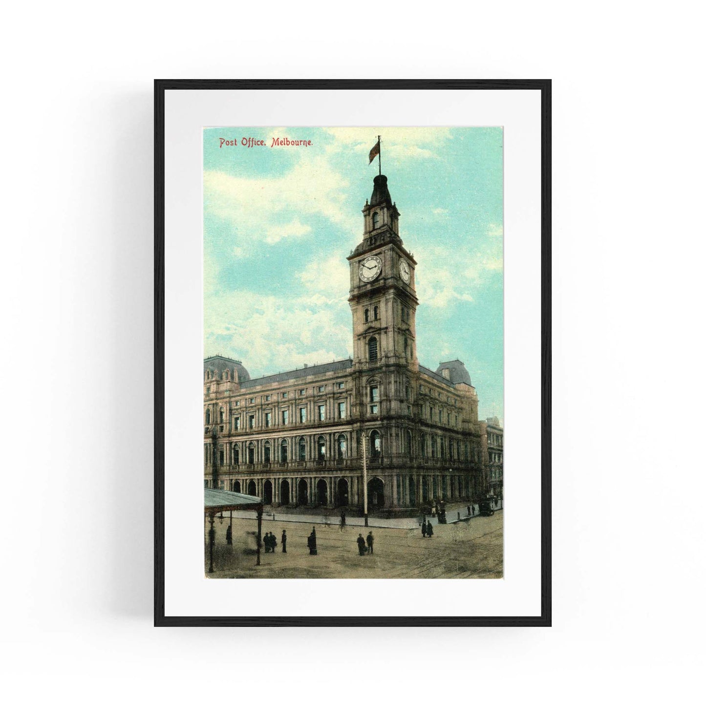 General Post Office, Melbourne Vintage Wall Art #2 - The Affordable Art Company