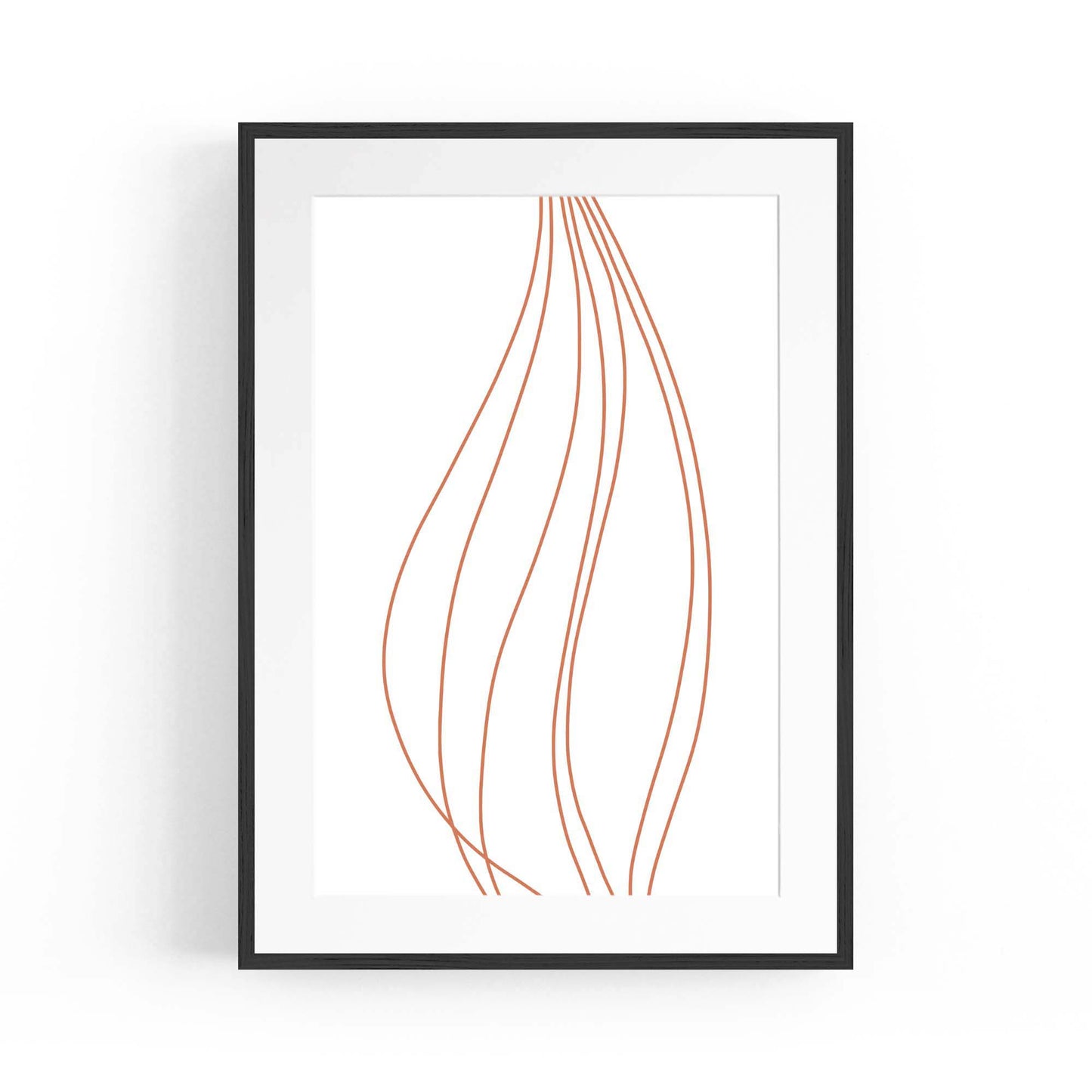 Abstract Line Artwork Minimal Modern Wall Art #1 - The Affordable Art Company