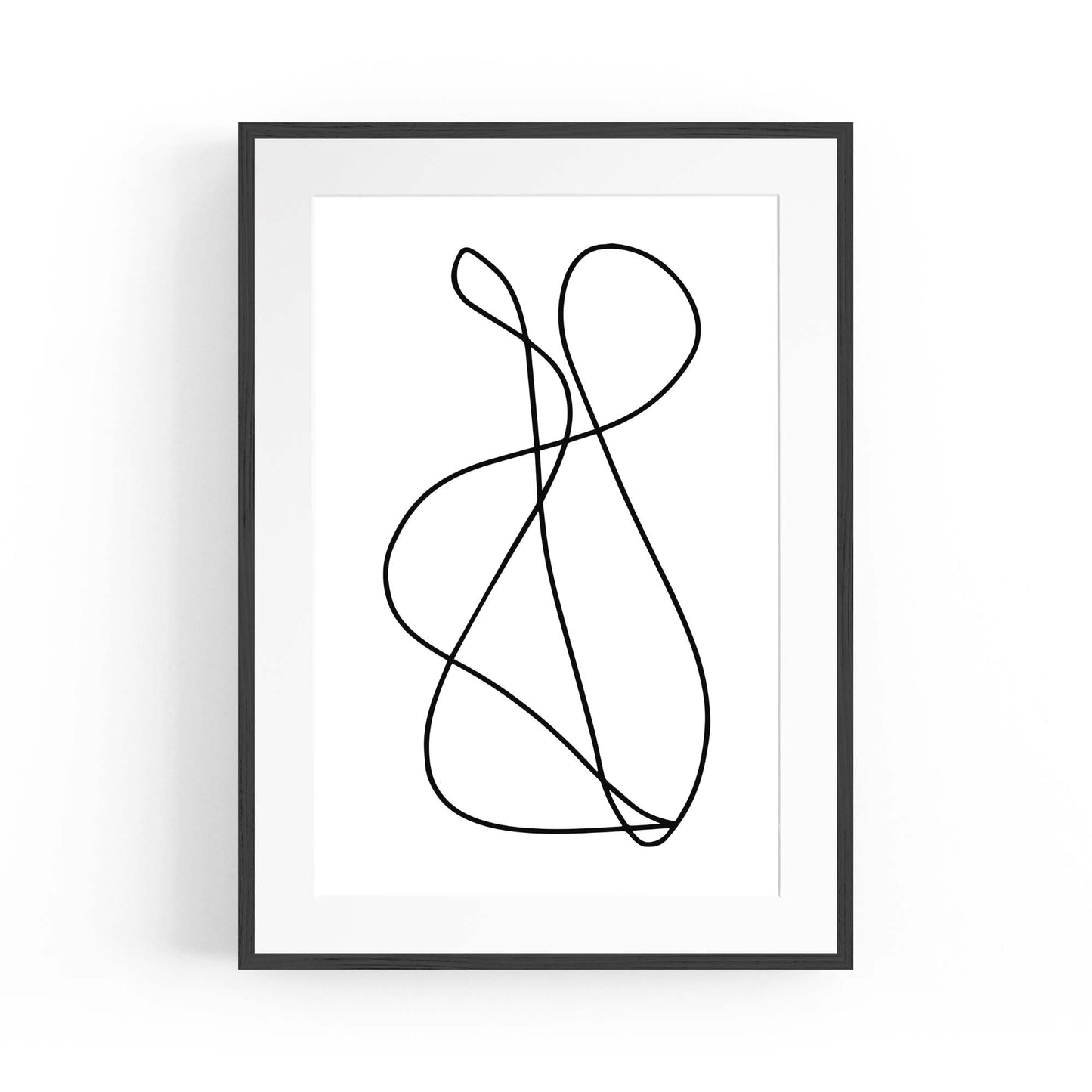 Minimal Abstract Modern Line Artwork Wall Art #8 - The Affordable Art Company