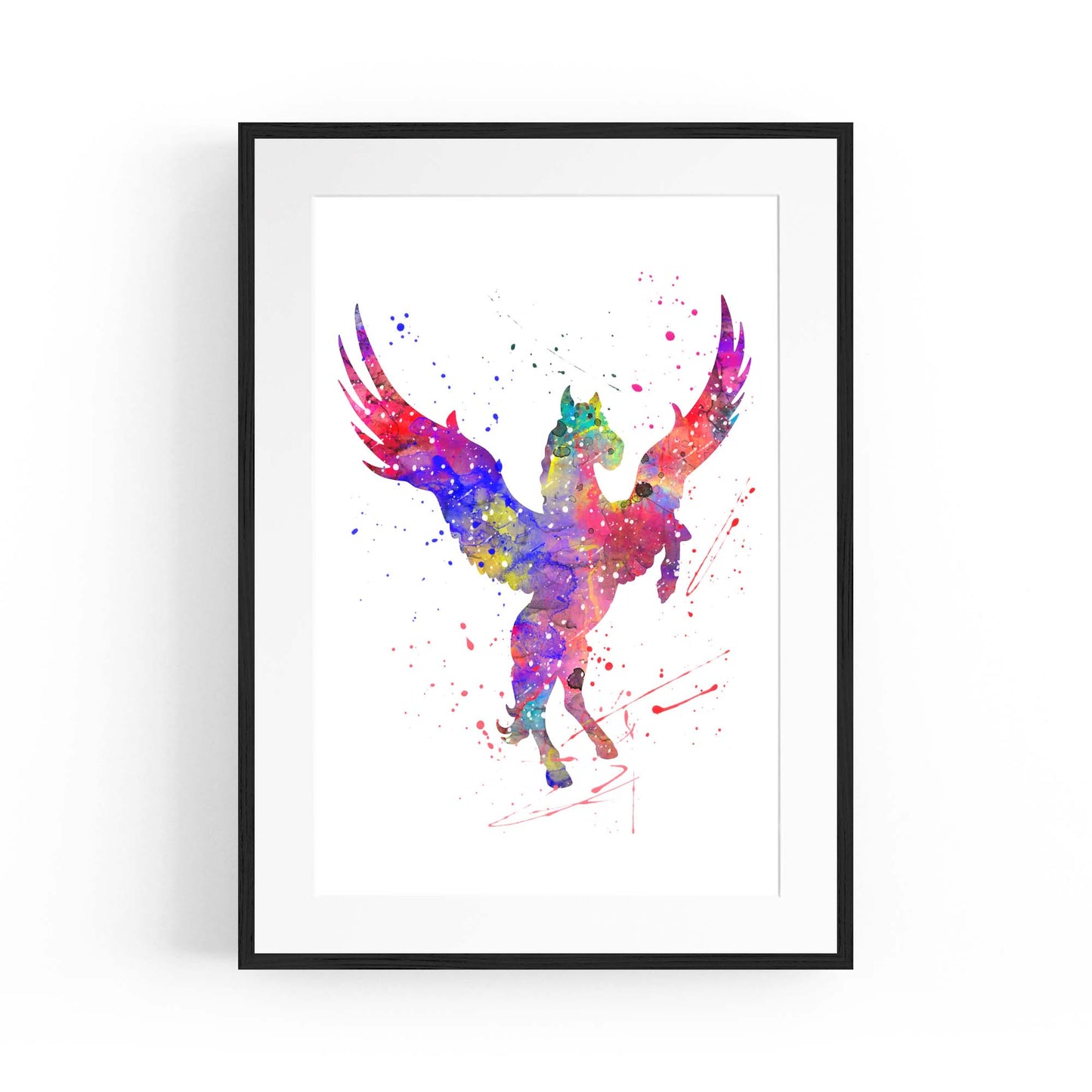 Pegasus Nursery Animal Fantasy Wall Art - The Affordable Art Company