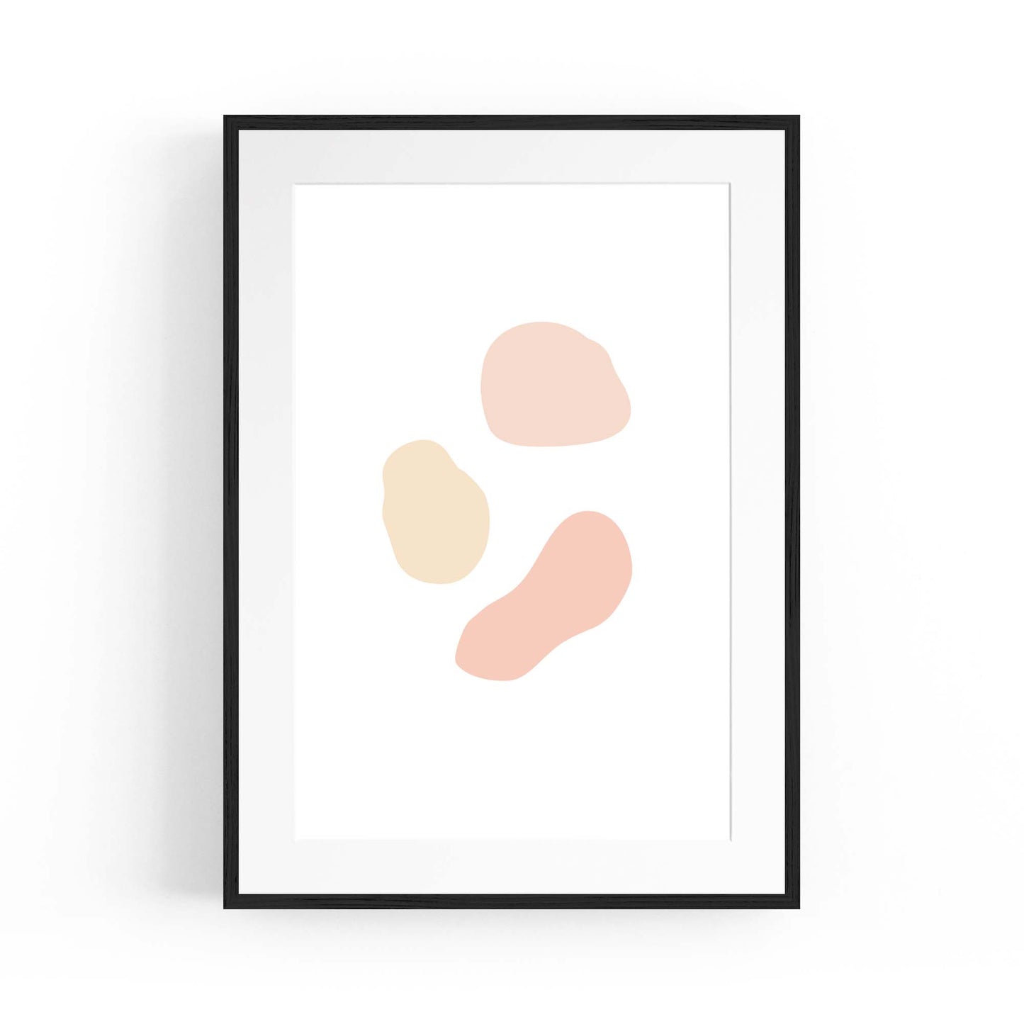 Minimal Abstract Shape Design Wall Art - The Affordable Art Company