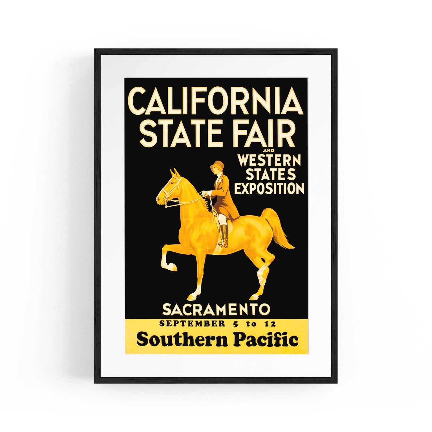 California State Fair Vintage Travel Advert Wall Art - The Affordable Art Company