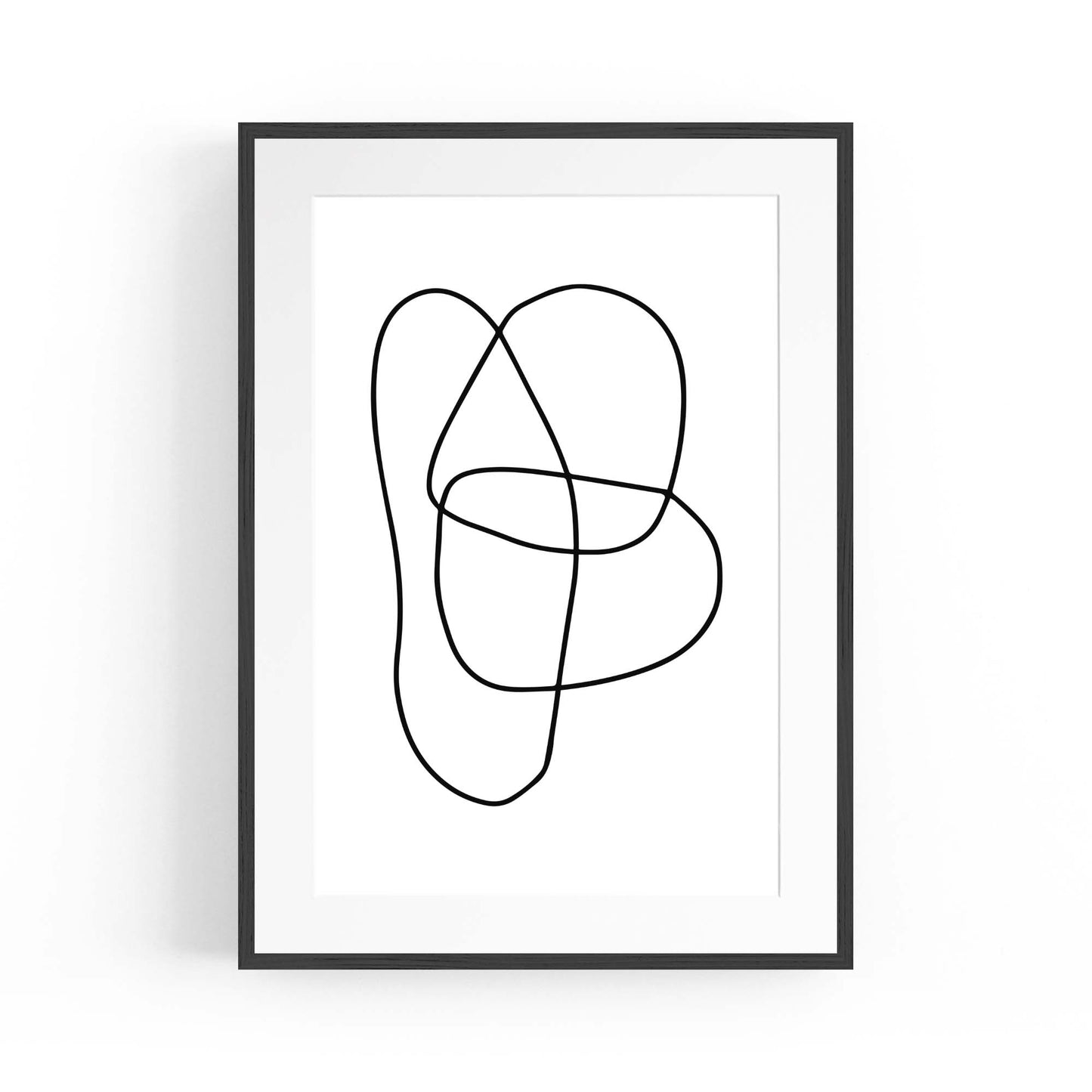 Minimal Abstract Modern Line Artwork Wall Art #9 - The Affordable Art Company