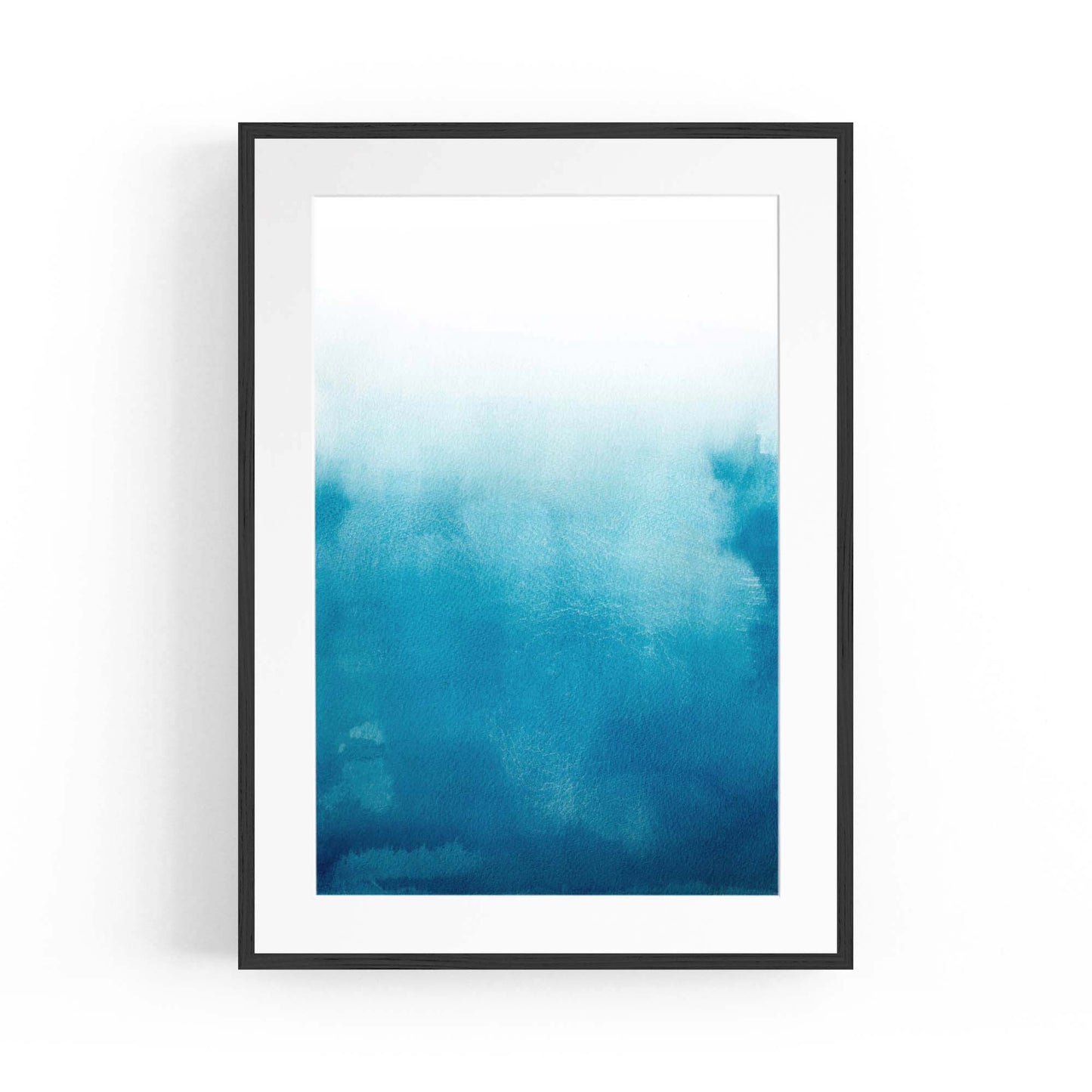 Minimal Blue Painting Abstract Modern Wall Art #9 - The Affordable Art Company