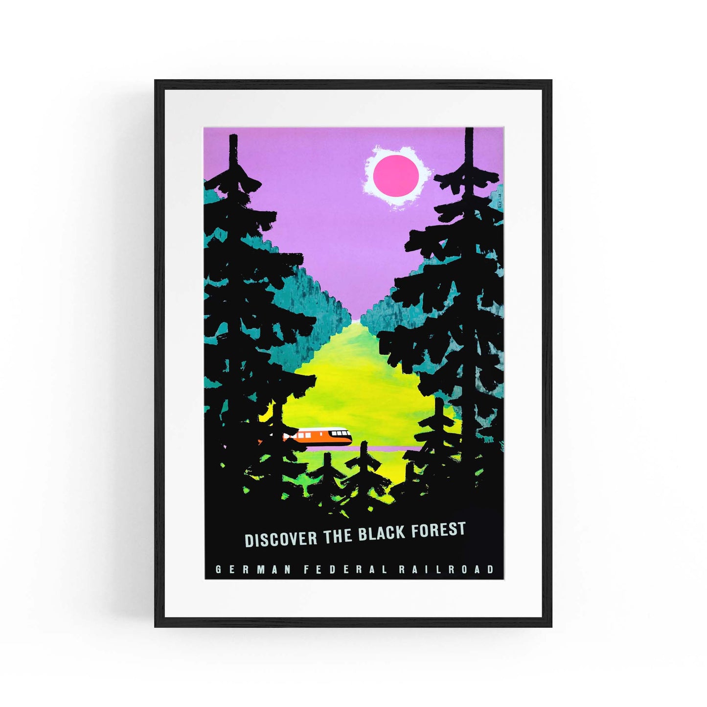 The Black Forest Germany Vintage Travel Advert Wall Art - The Affordable Art Company