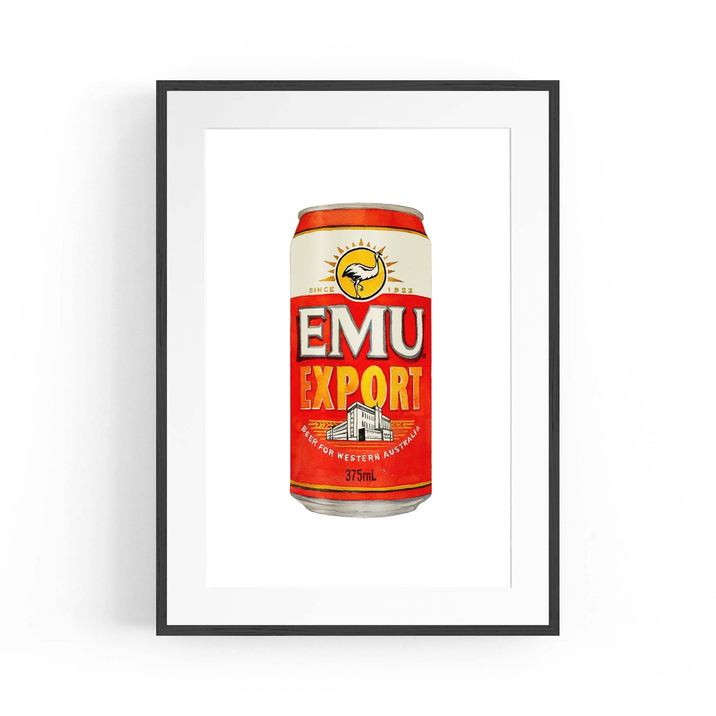Emu Export Beer Painting Gift Man Cave Wall Art - The Affordable Art Company