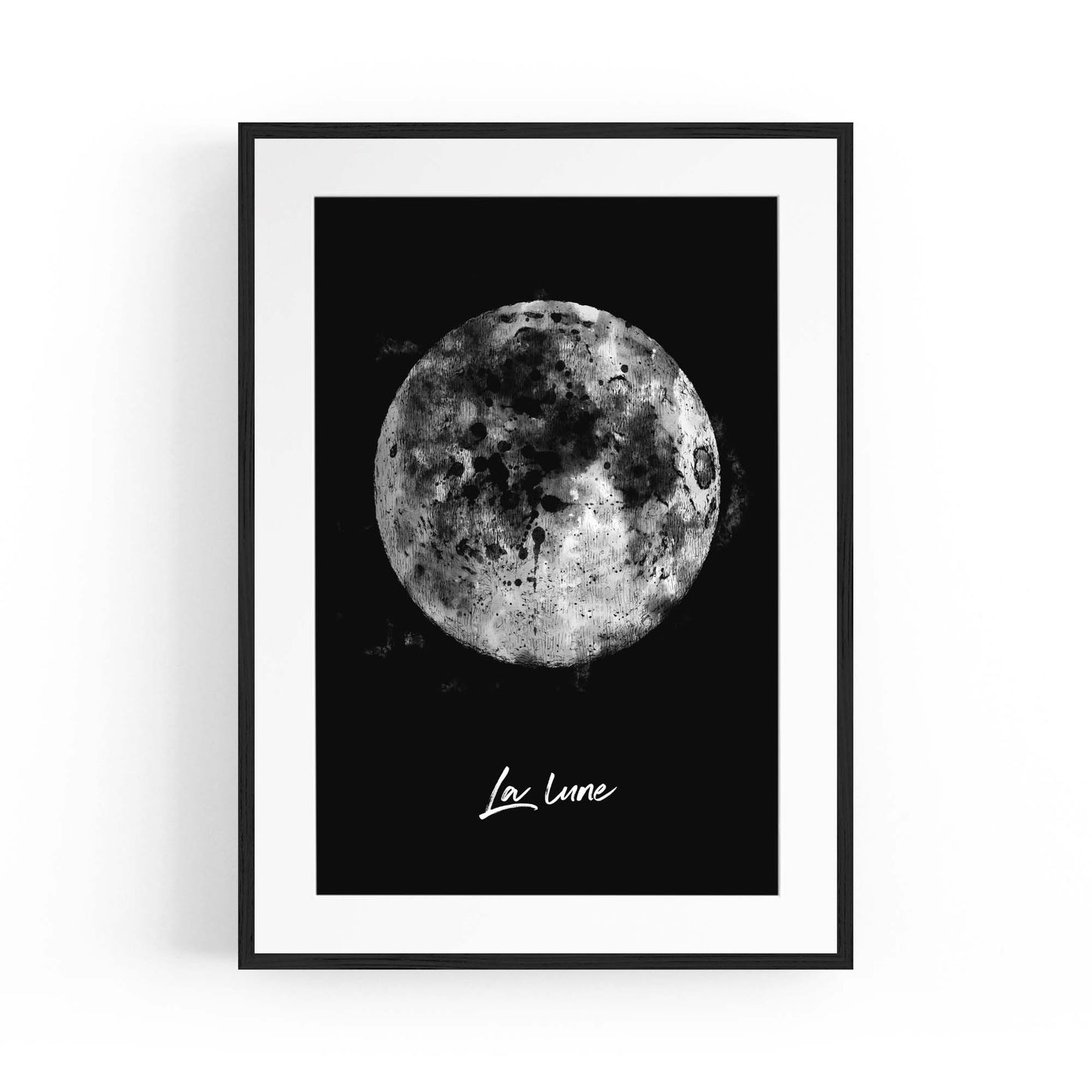 The Moon Space Science Painting Wall Art - The Affordable Art Company