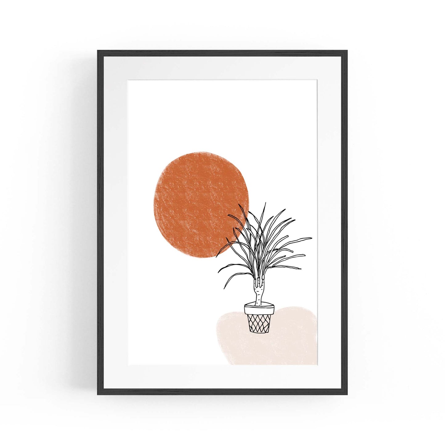Modern Abstract Shape Minimal Retro Wall Art #16 - The Affordable Art Company