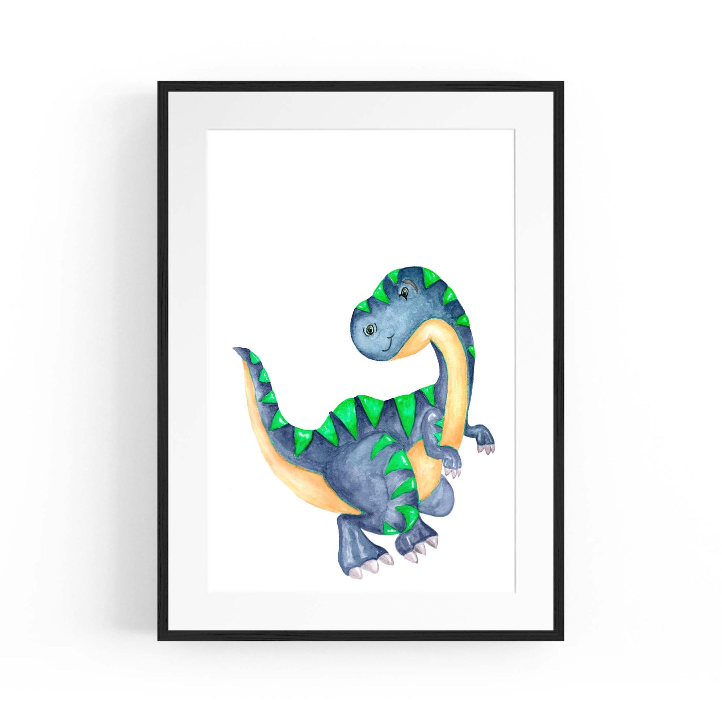 Cute Cartoon Dinosaur Boys Bedroom Wall Art #4 - The Affordable Art Company