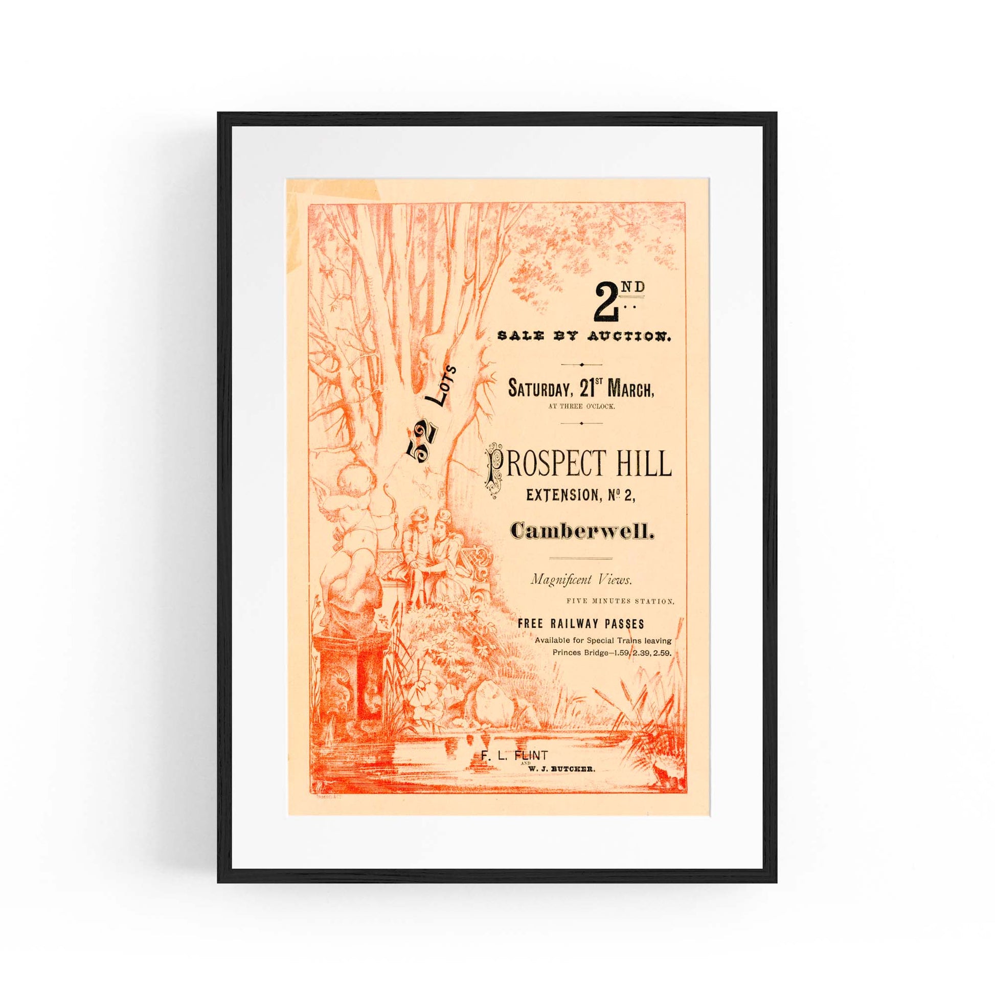 Camberwell Melbourne Vintage Real Estate Ad Art #3 - The Affordable Art Company