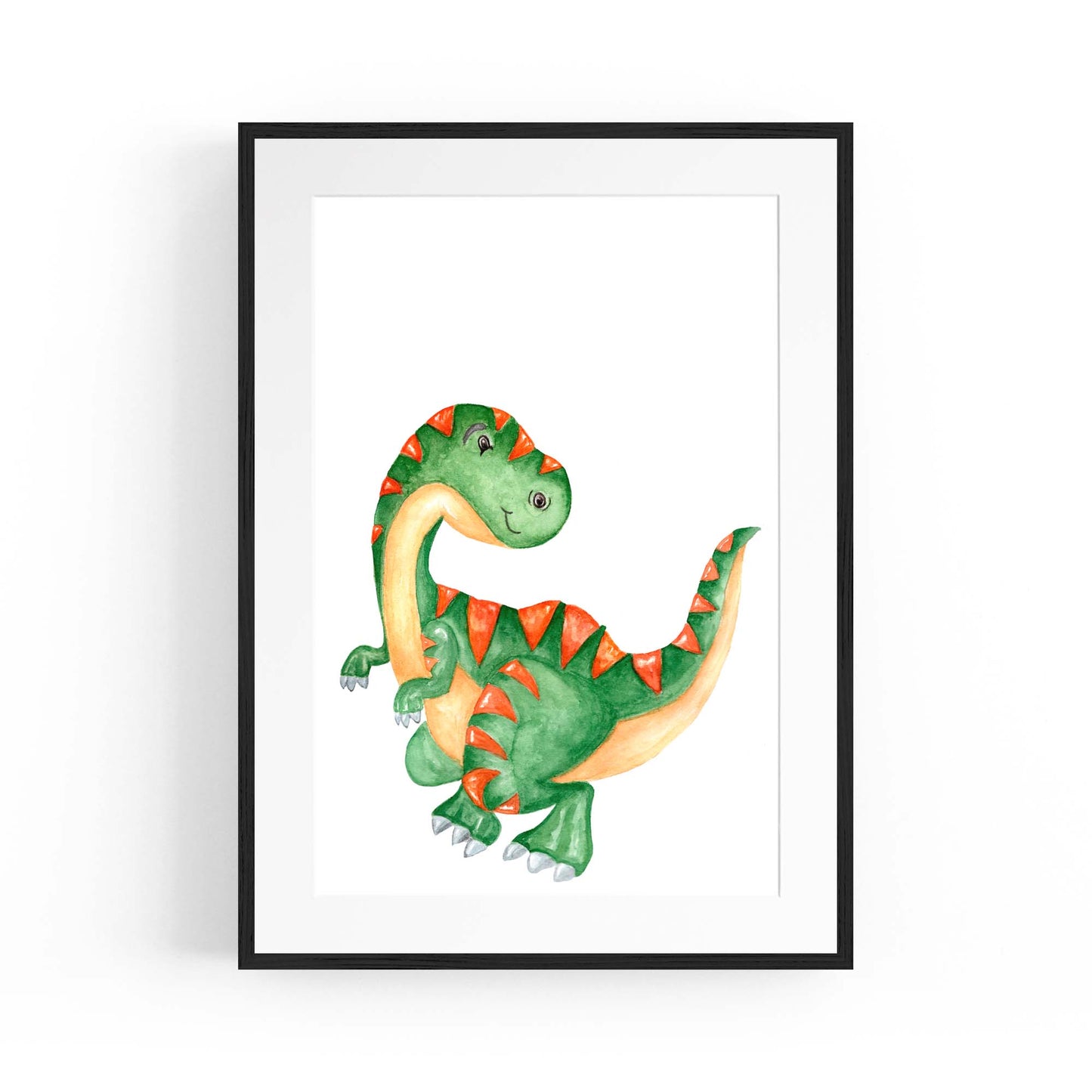 Cute Cartoon Dinosaur Boys Bedroom Wall Art #16 - The Affordable Art Company