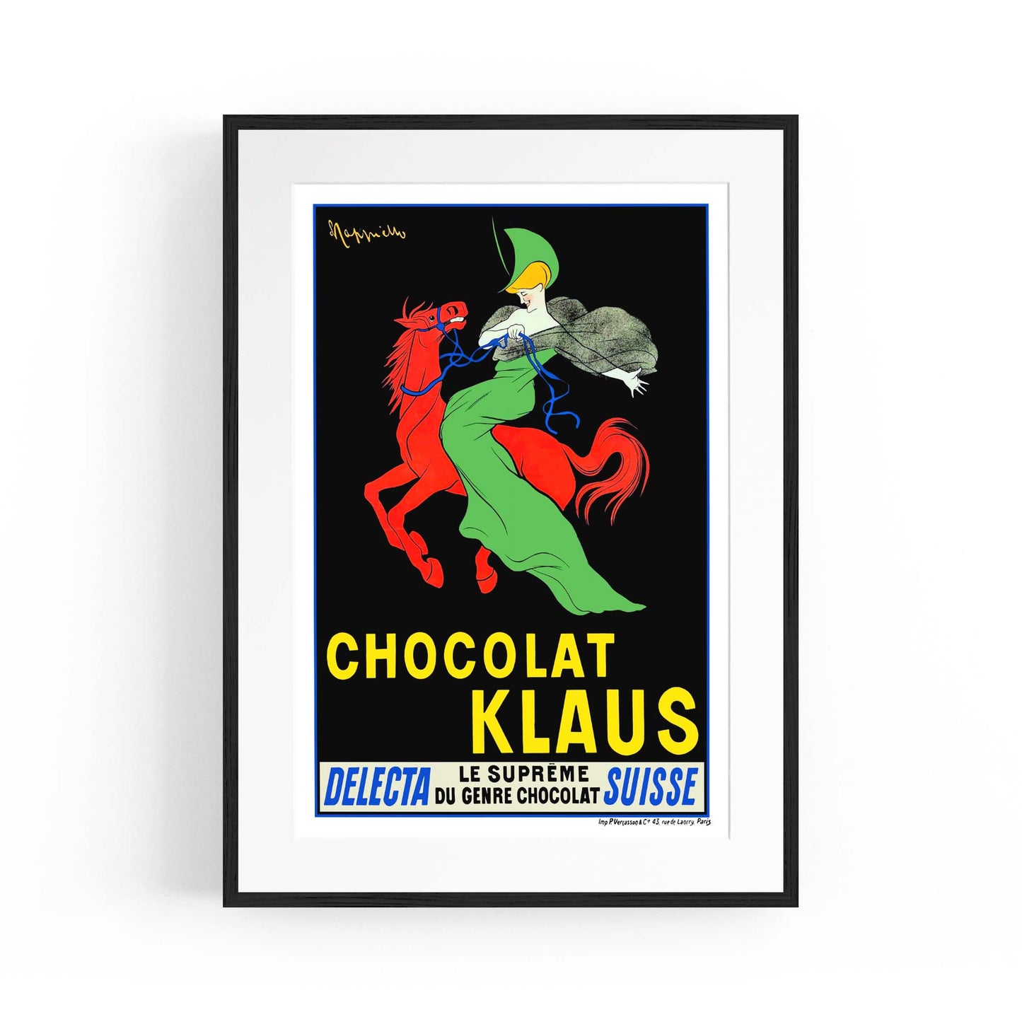 Chocolate Klaus Vintage Food Advert Wall Art - The Affordable Art Company