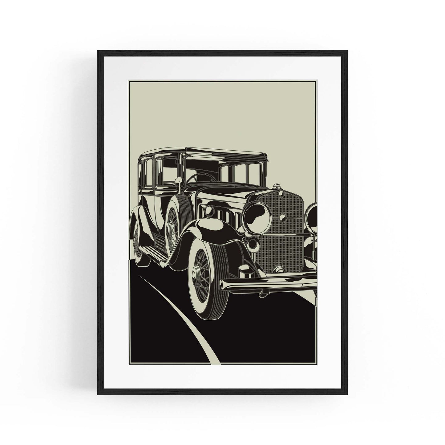 Art Deco Car Vintage Retro New York Wall Art #2 - The Affordable Art Company