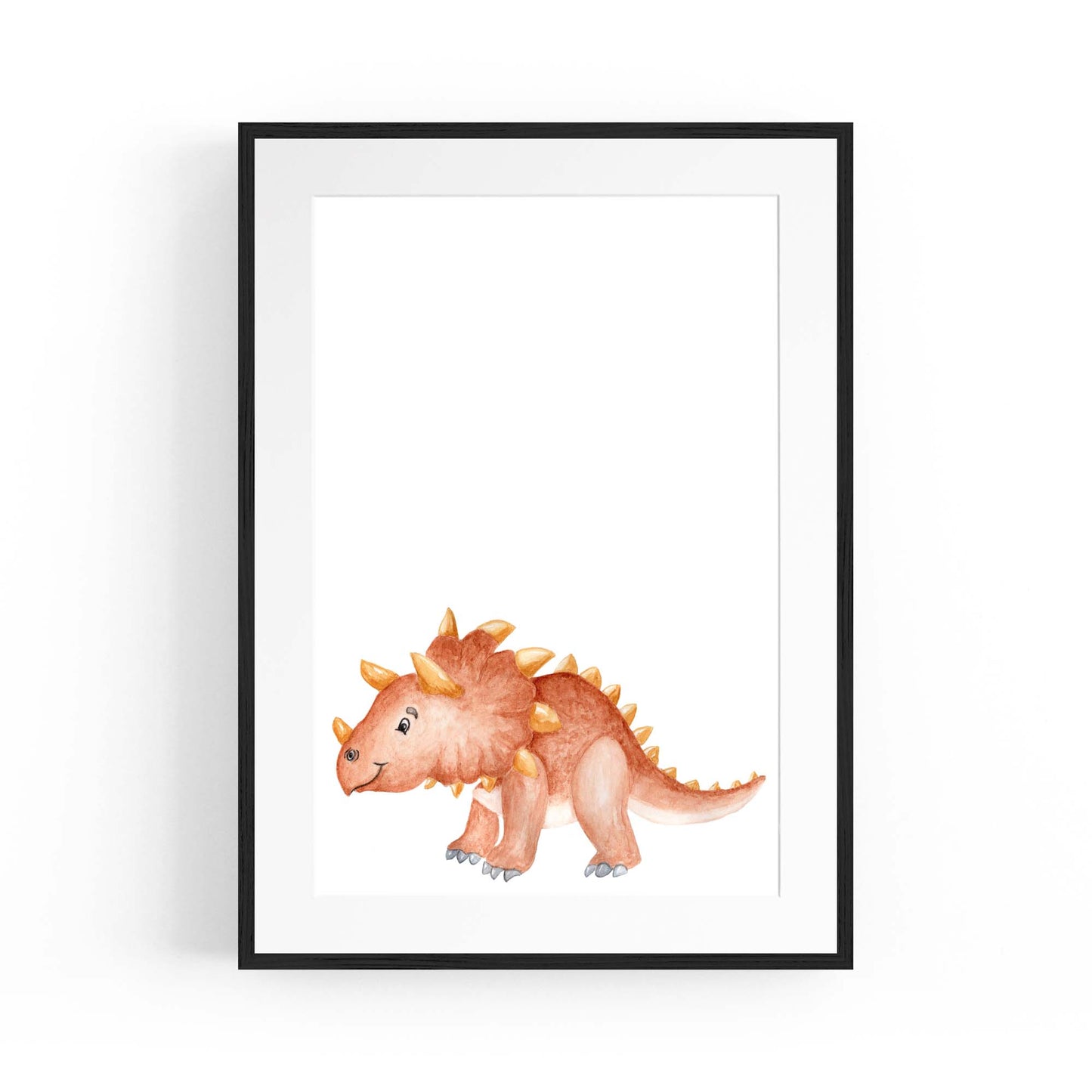 Cute Cartoon Dinosaur Boys Bedroom Wall Art #14 - The Affordable Art Company