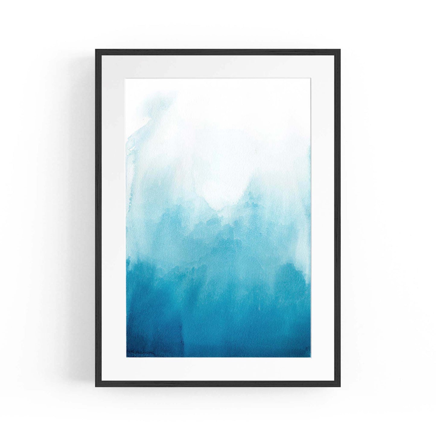 Minimal Blue Painting Abstract Modern Wall Art #11 - The Affordable Art Company