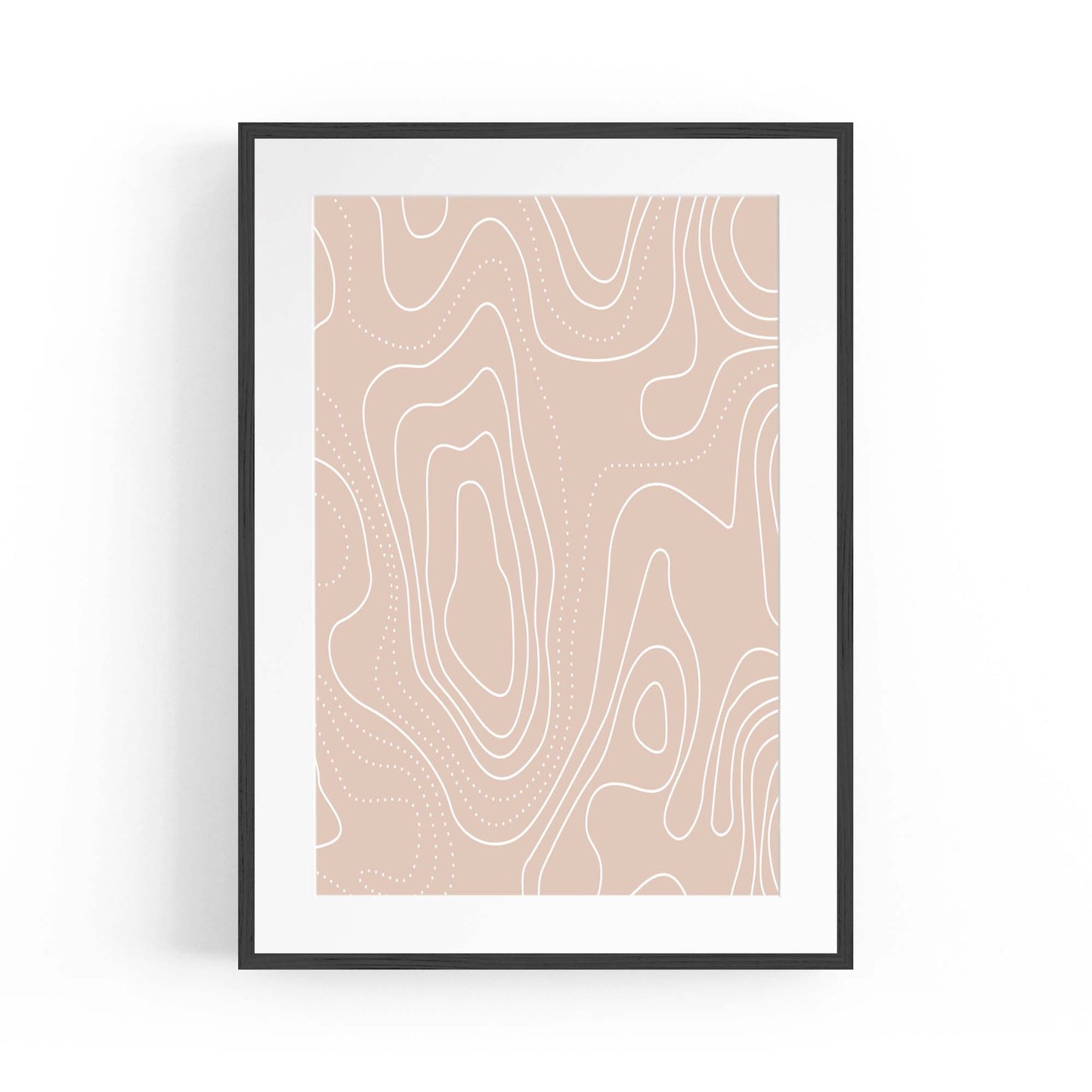 Calm Abstract Minimal Pastel Modern Wall Art #5 - The Affordable Art Company