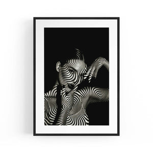 Black and White Girl Fashion Photograph Wall Art #2 - The Affordable Art Company