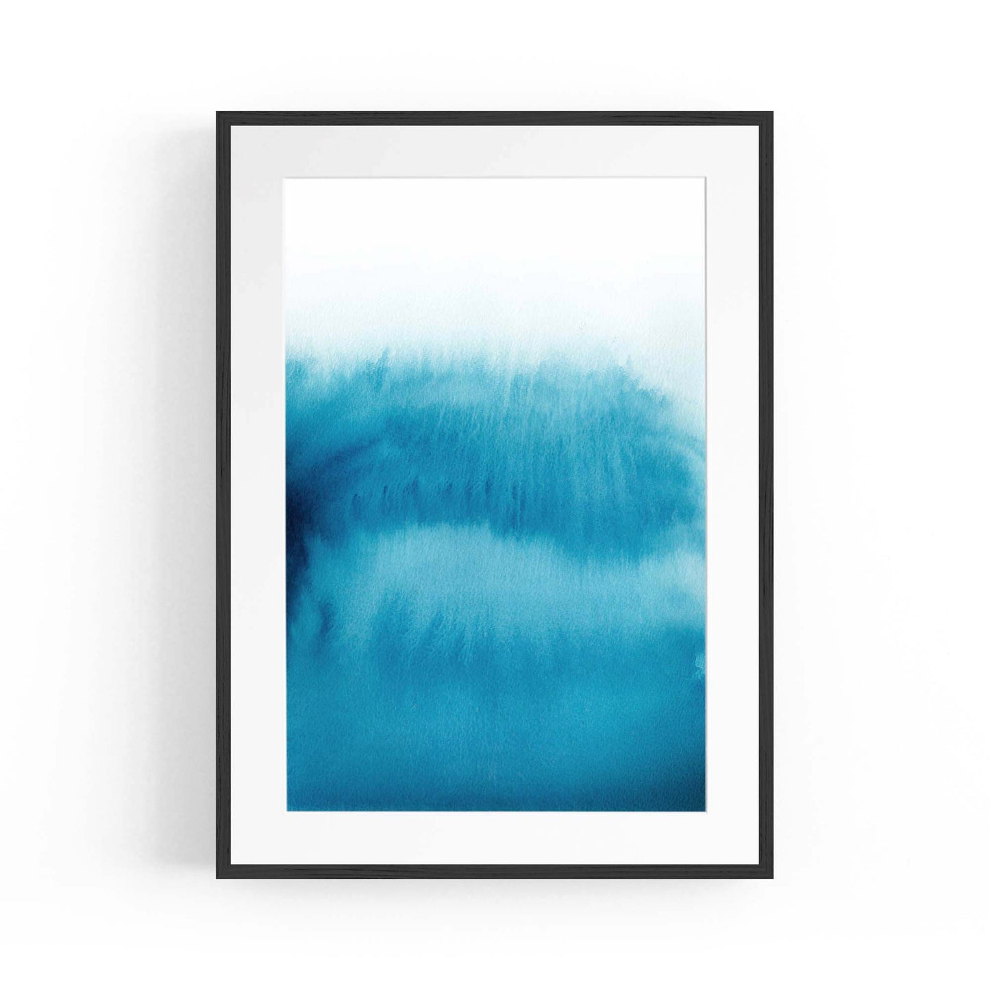 Minimal Blue Painting Abstract Modern Wall Art #12 - The Affordable Art Company
