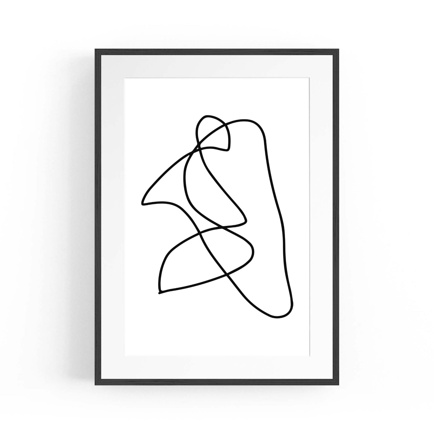 Minimal Abstract Modern Line Artwork Wall Art #6 - The Affordable Art Company